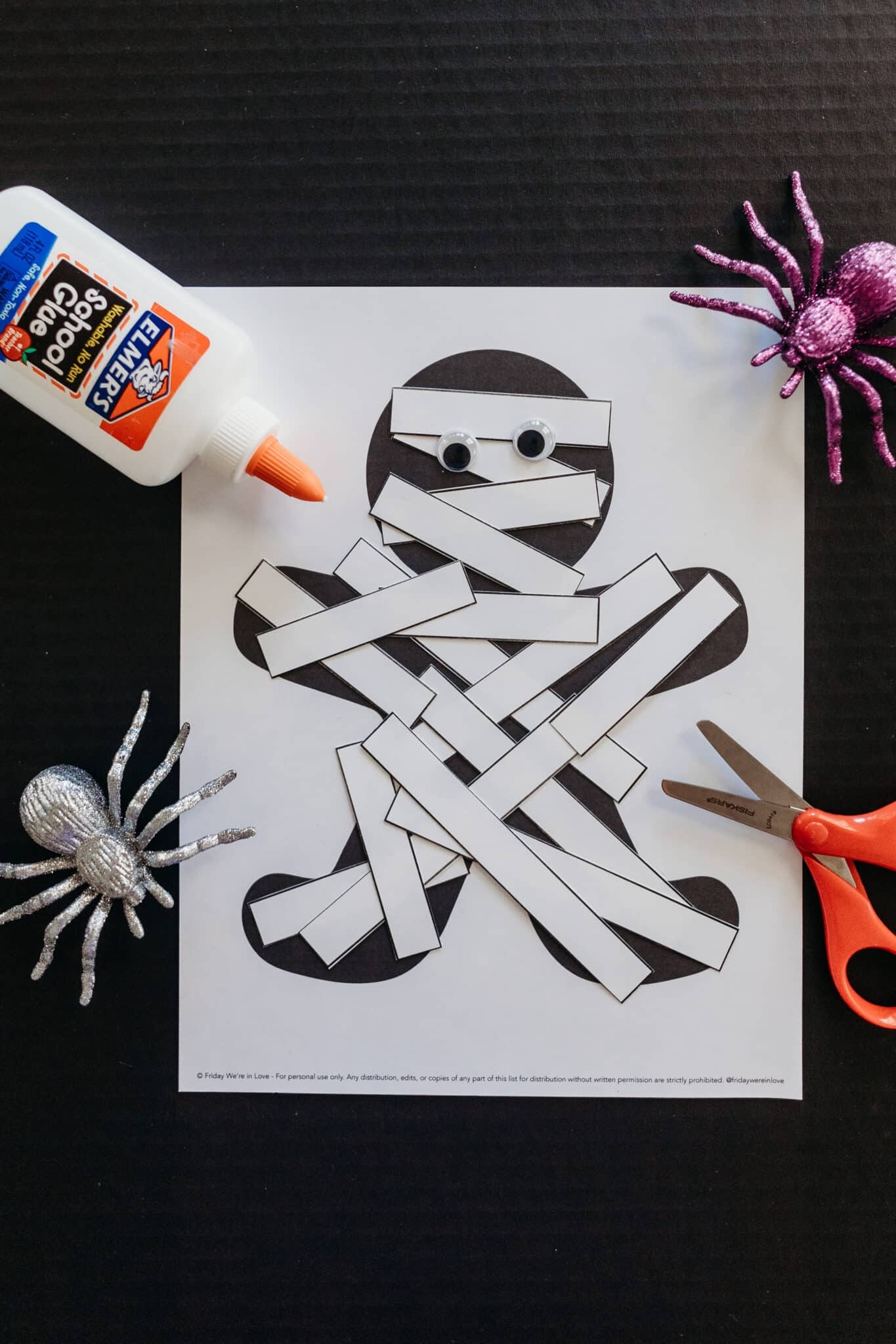 printable mummy template