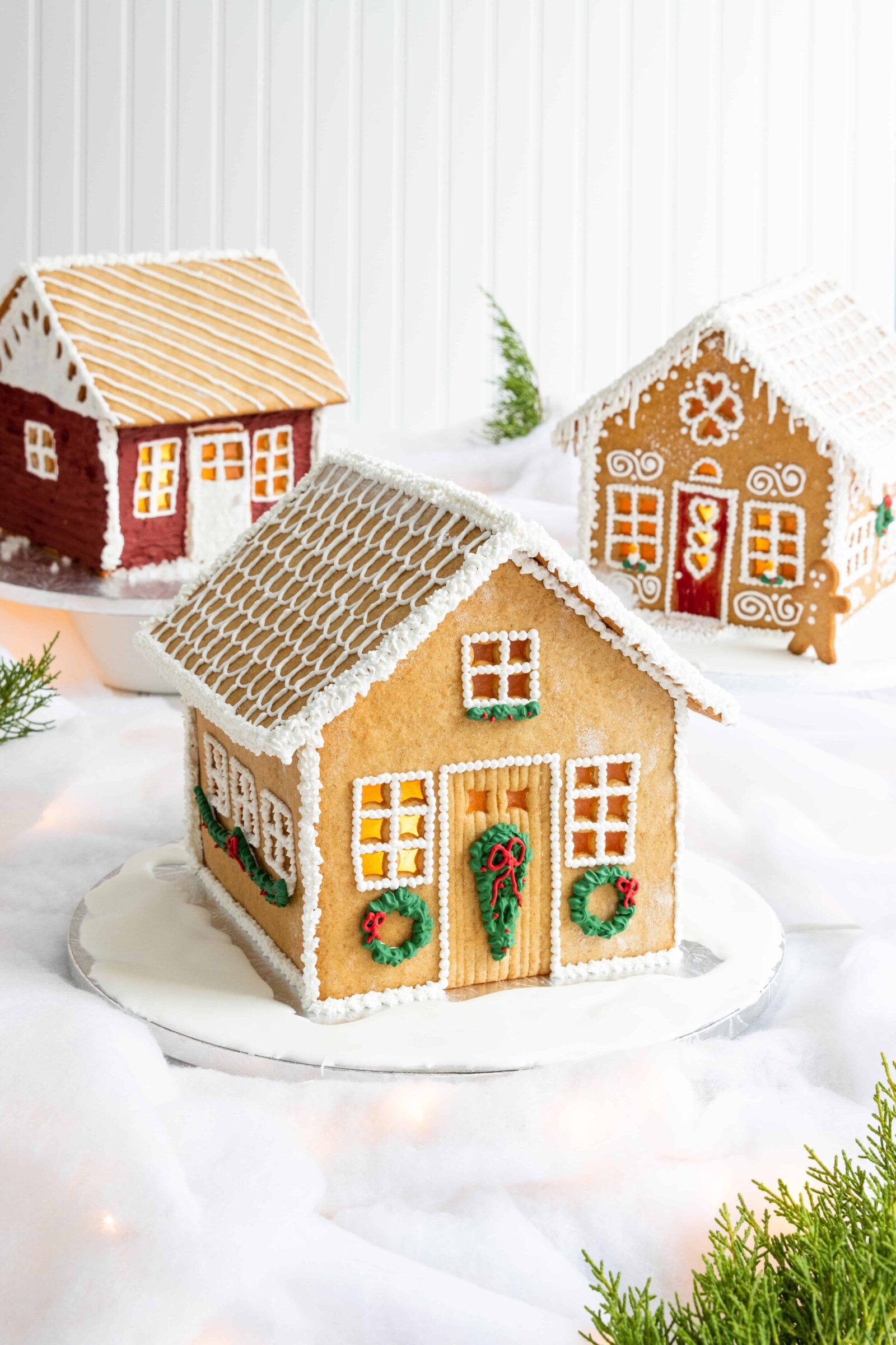 My Family s Gingerbread Houses with Template Chef Ani