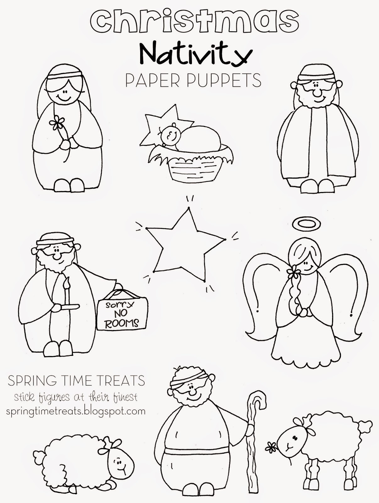 free printable nativity scene pdf