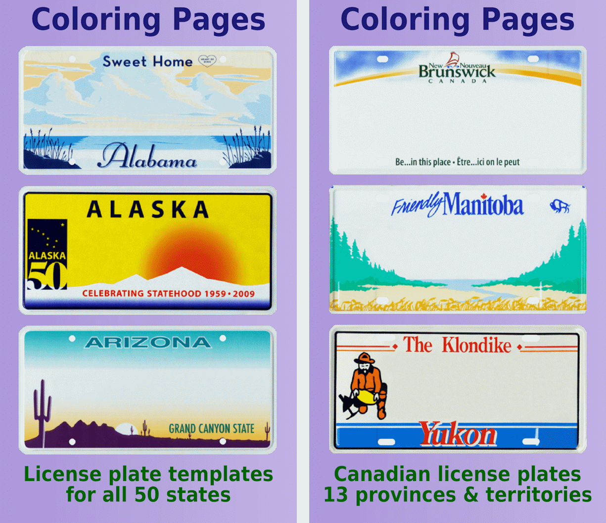 New Feature License Plate Templates PDF The Trip Clip Blog