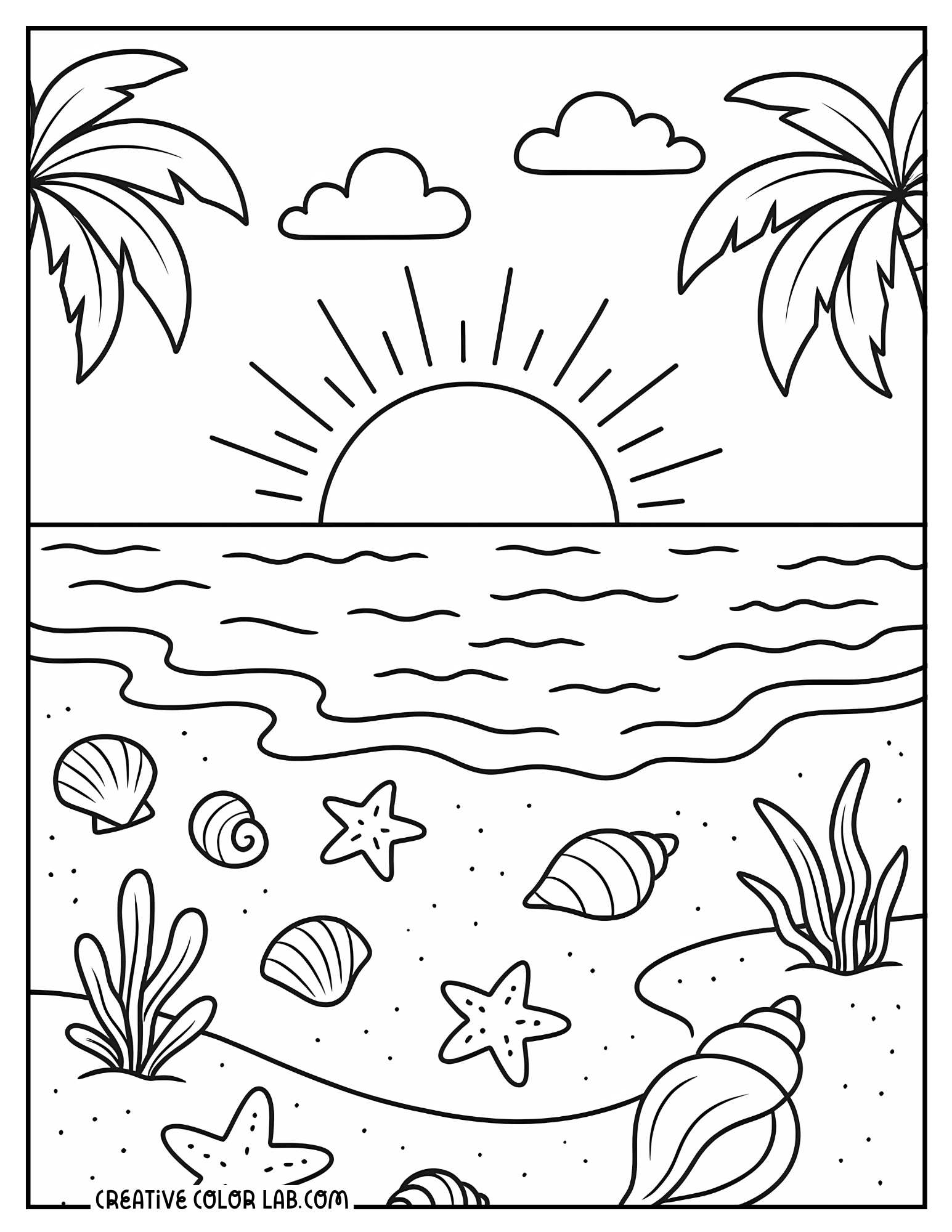 coloring pages of ocean