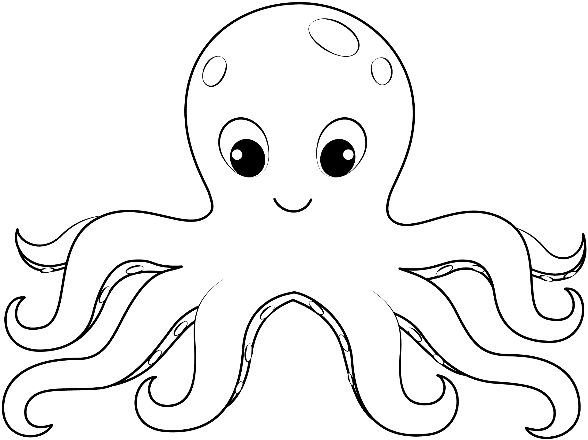 Octopus Printable Template Free Printable Paper raft Templates
