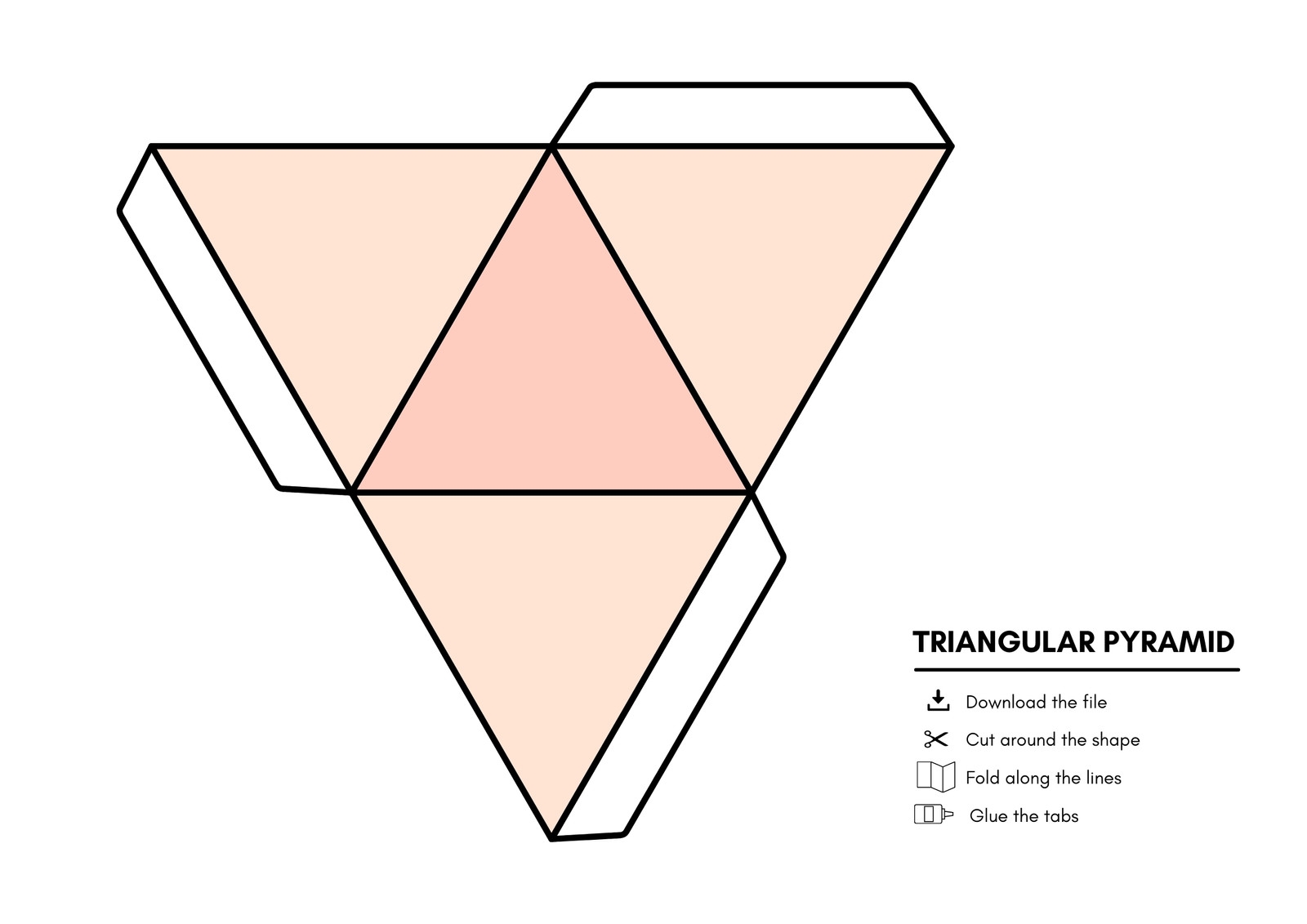 printable pyramid template