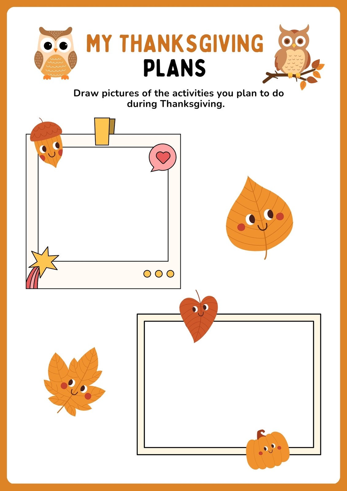 free printable thanksgiving templates