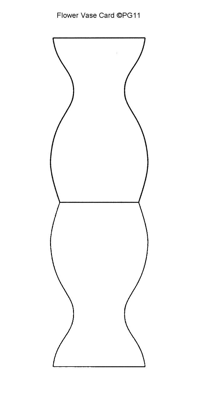 vase template printable