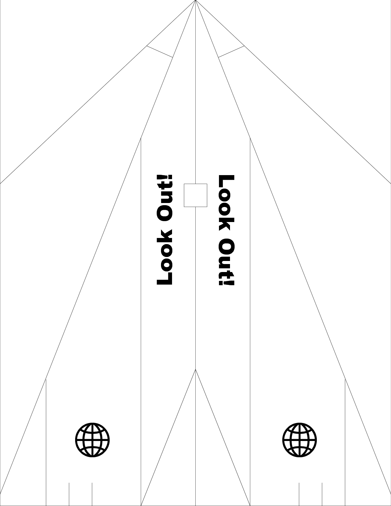 printable paper airplane templates