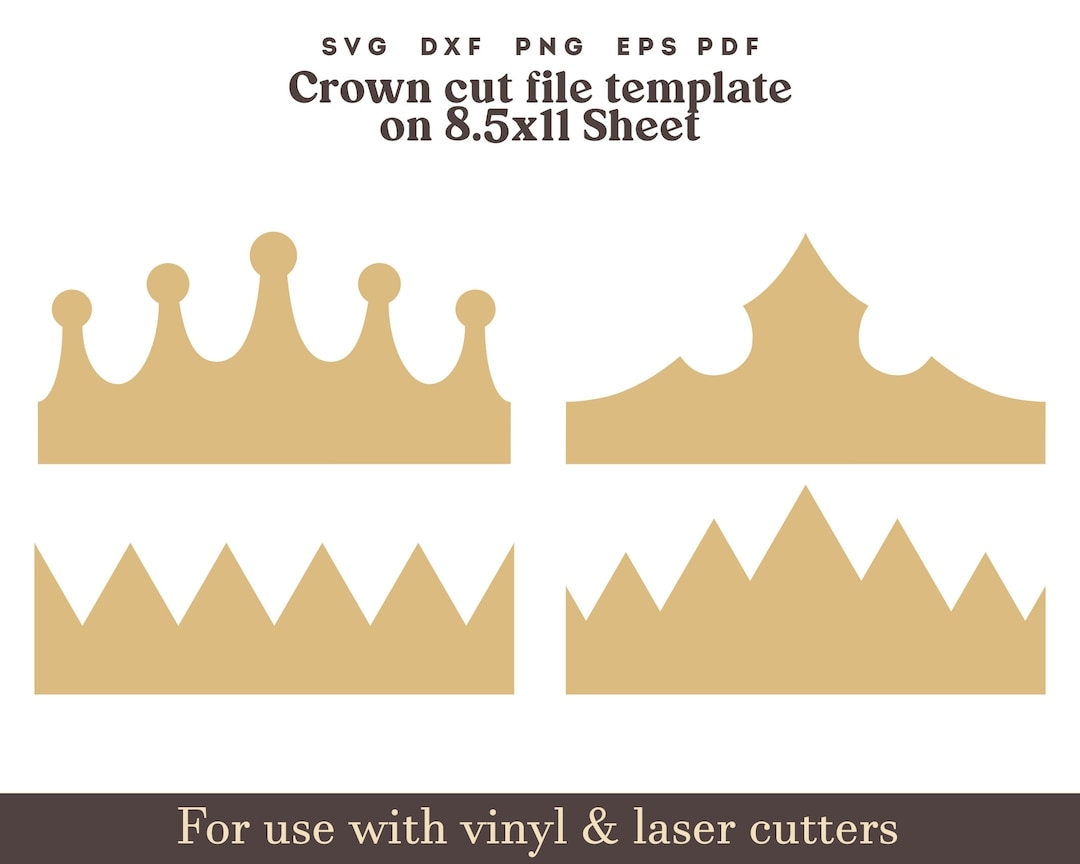 printable wearable crown template