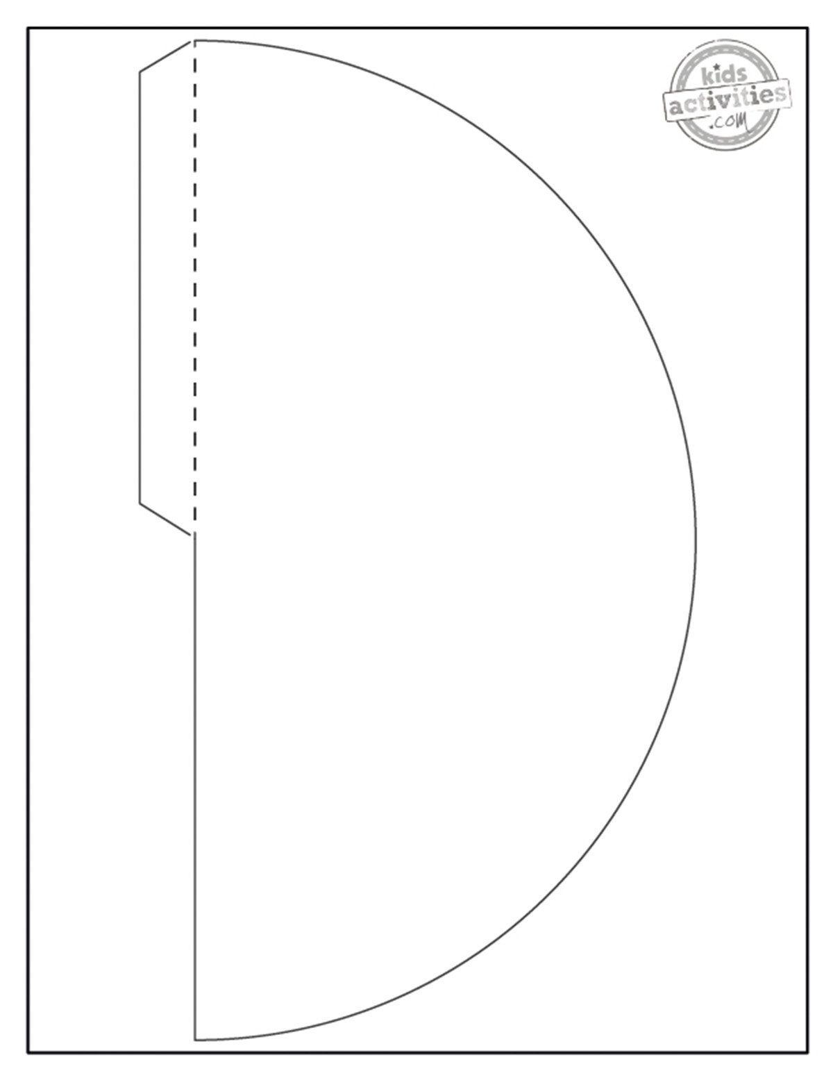 hat printable template