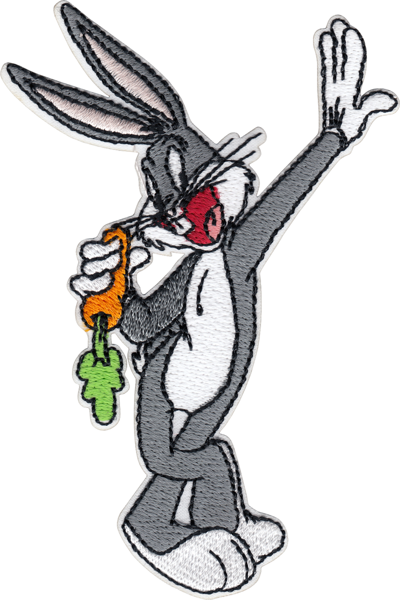 Patch Bugs Bunny Eating Carrot Looney Tunes Classic Cartoon 4 5 Iron On 89247 EBay