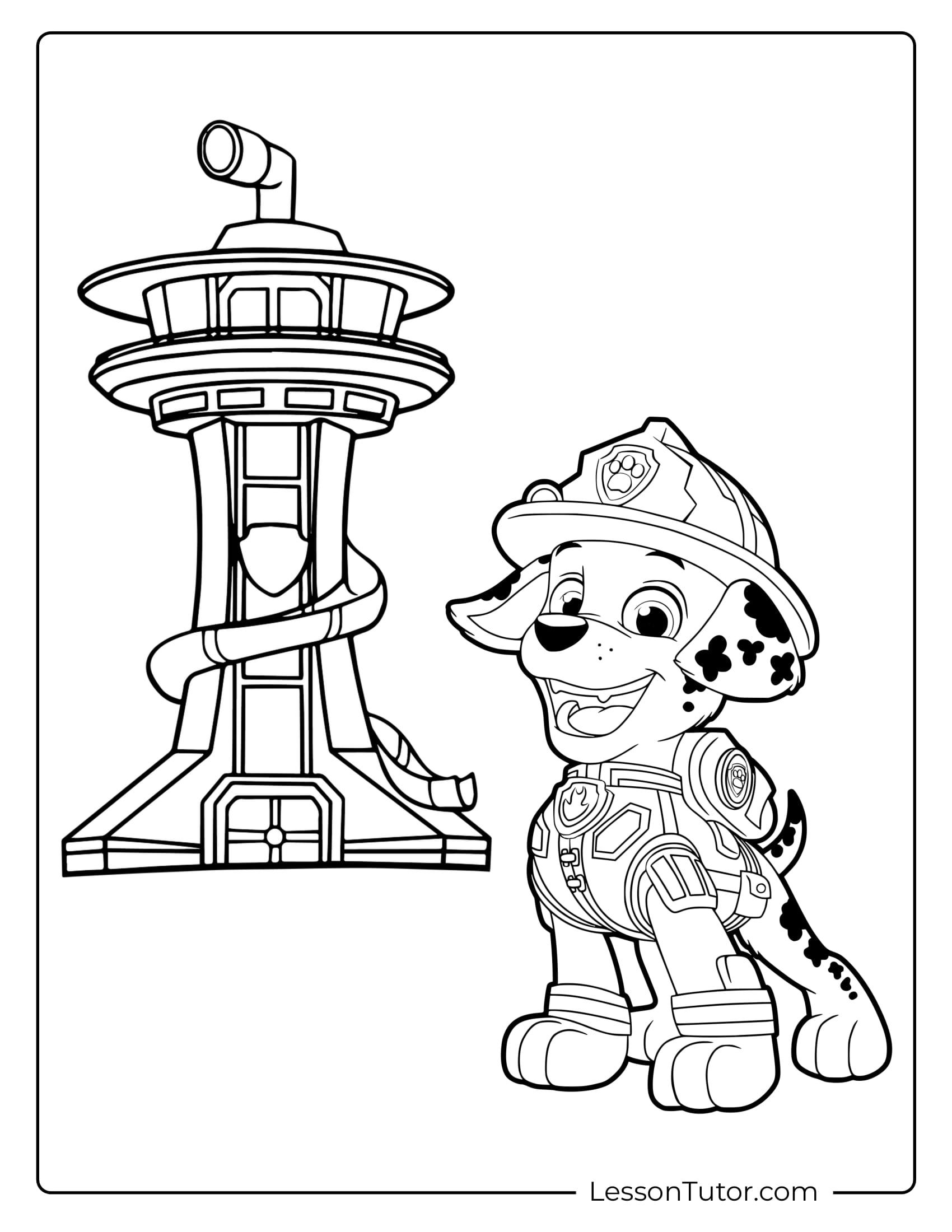 coloring pages paw patrol printable