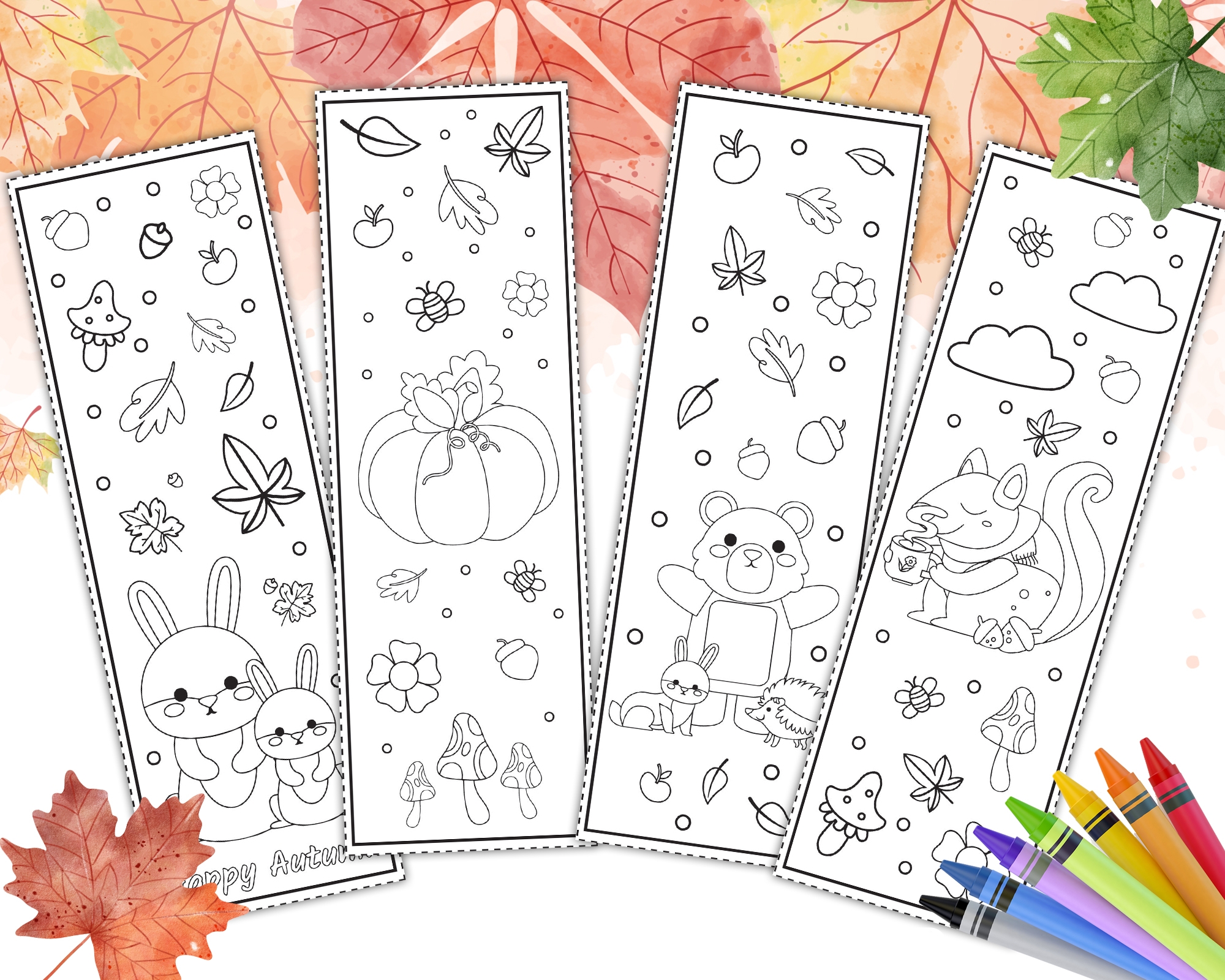 printable bookmarks to color