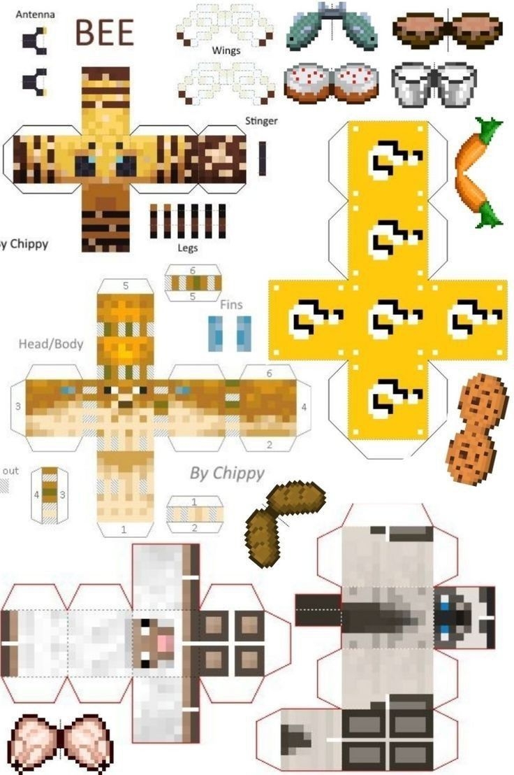 printable minecraft templates