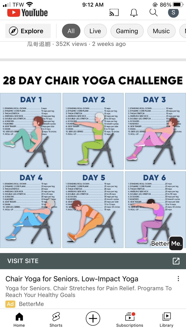 free printable chair yoga poses pdf