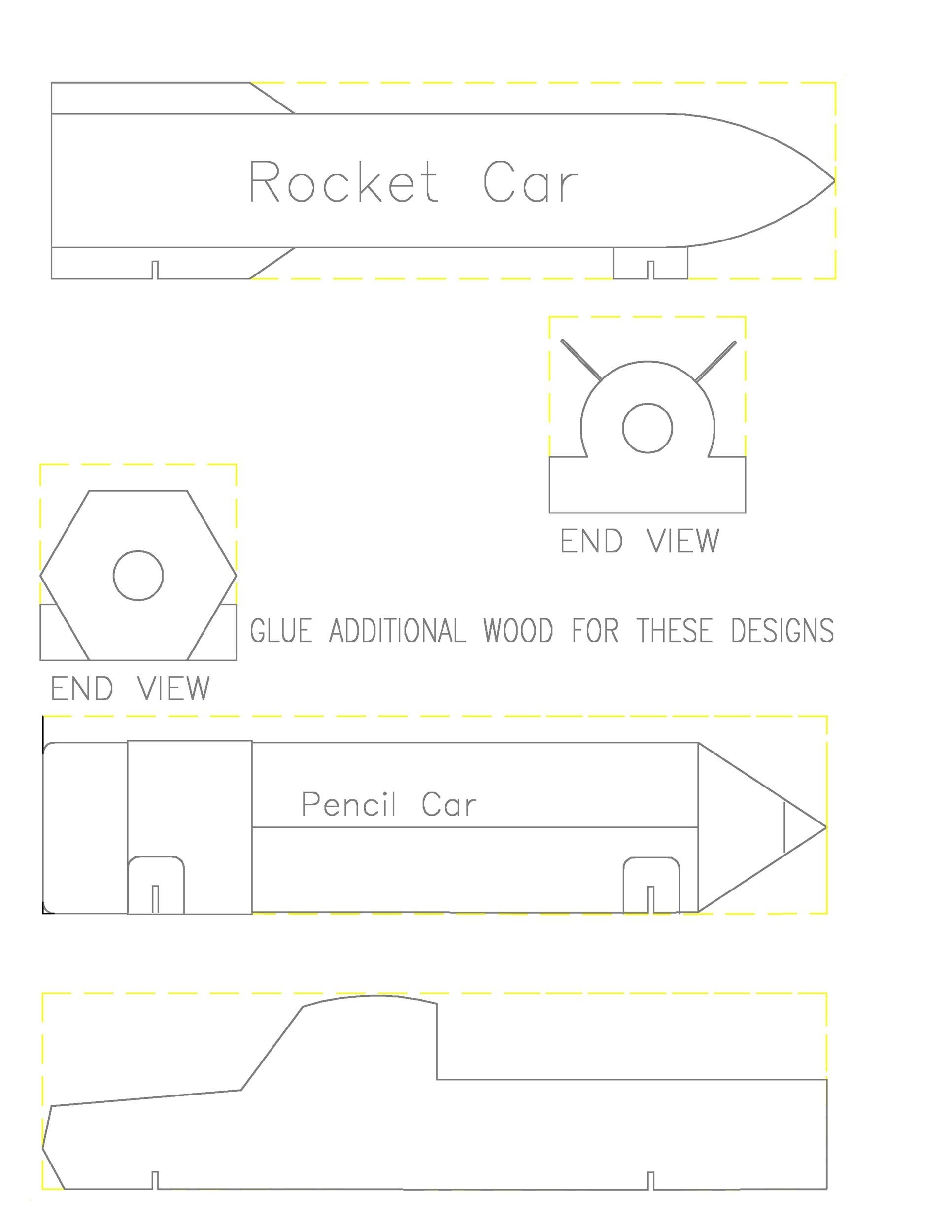 printable pinewood derby templates