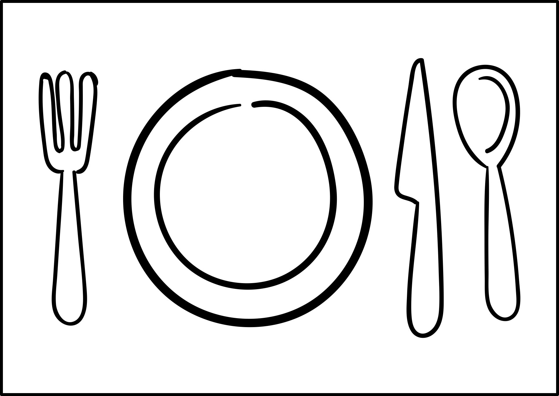 Placemat Setting Template