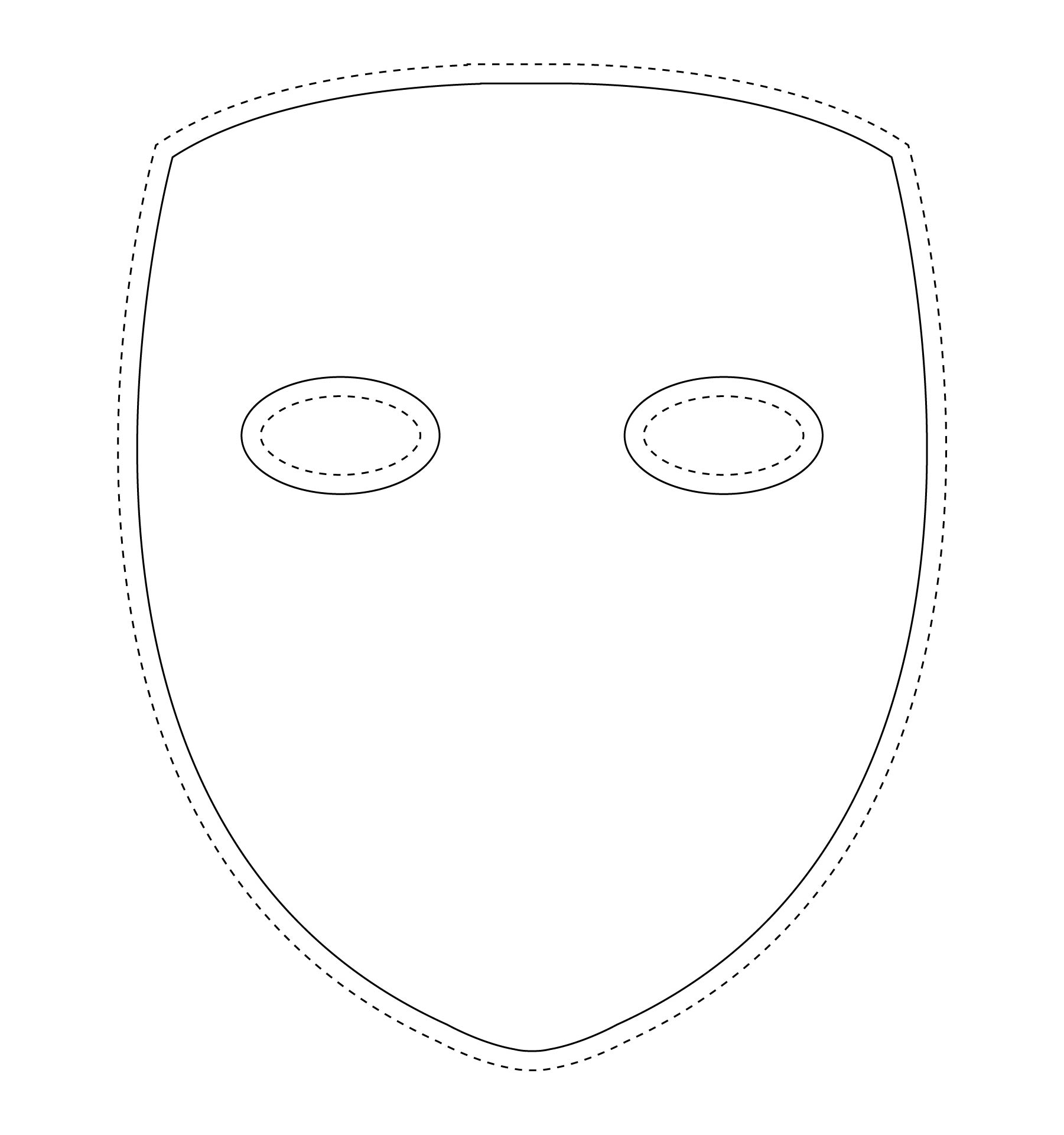 mask template printable free