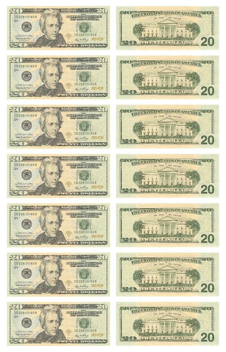 printable fake money for classroom pdf