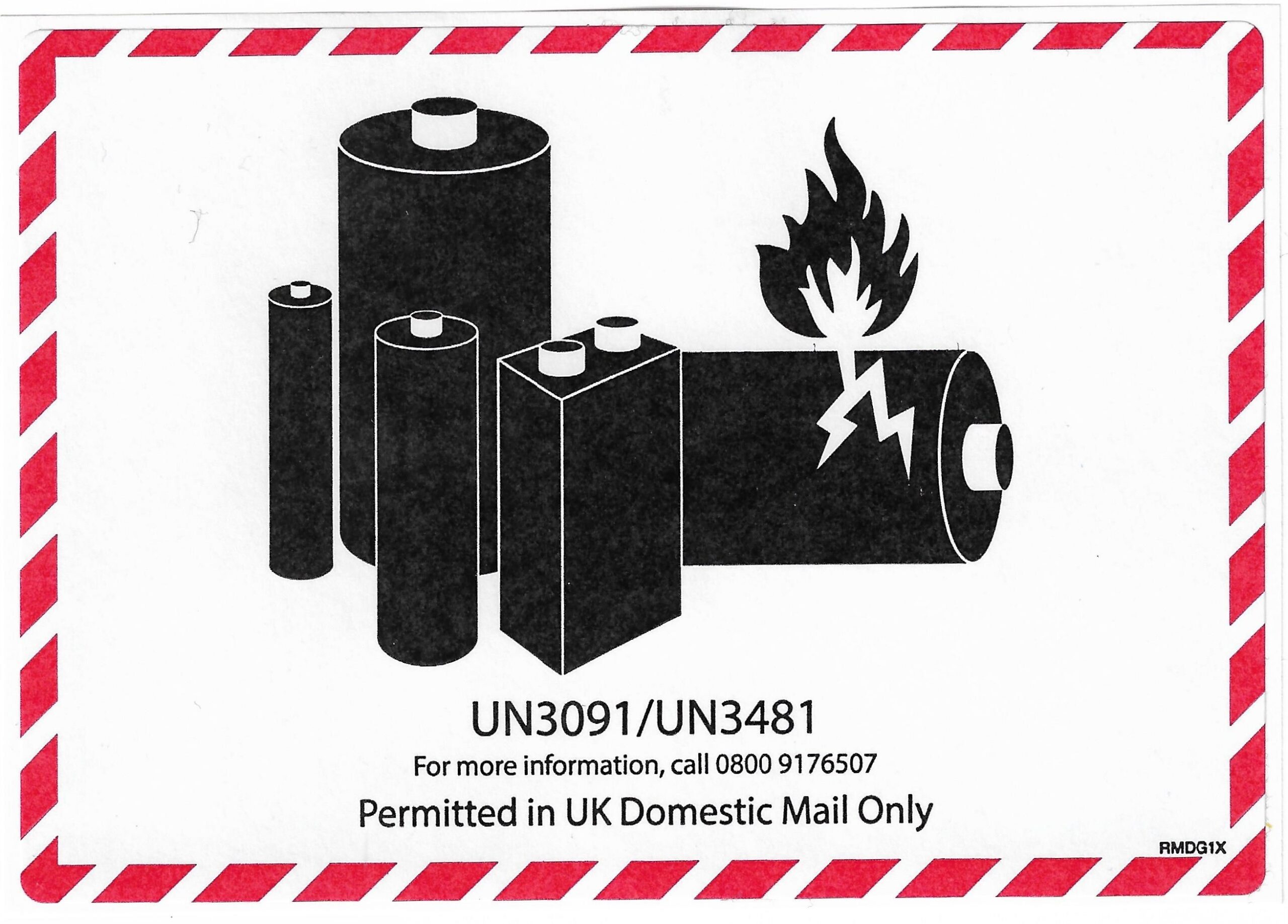 Postage Battery Warning Label UK UN3091 UN3481 Domestic Mail Free Download Borrow And Streaming Internet Archive