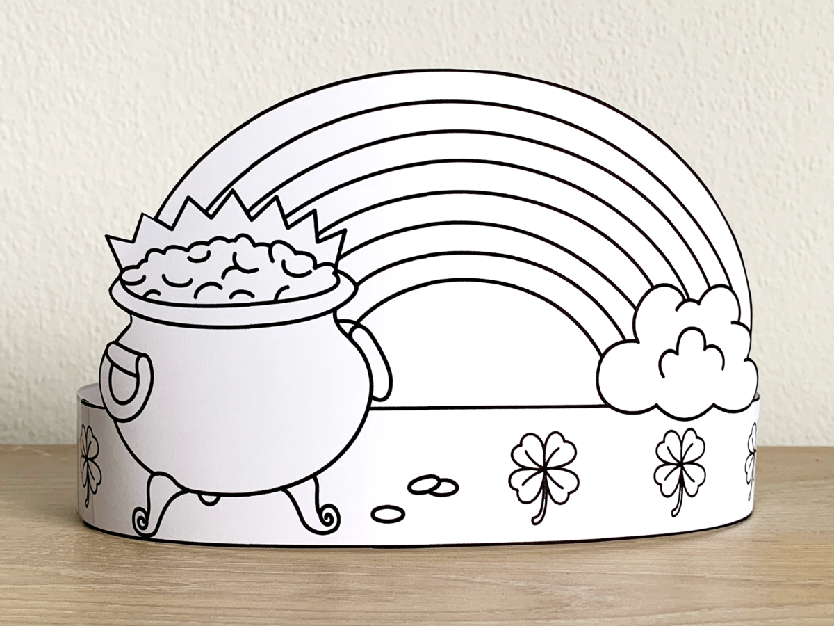 pot of gold coloring page