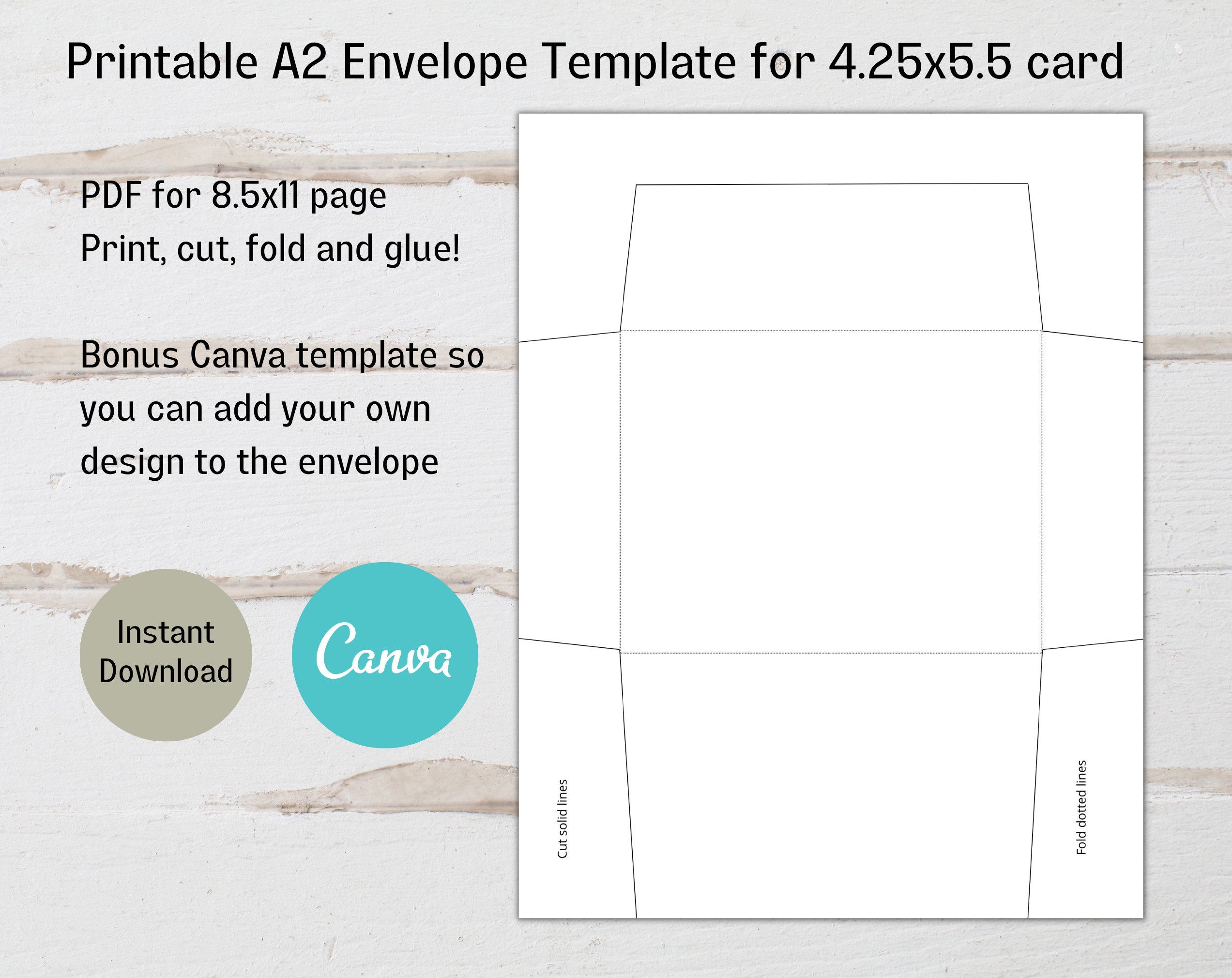 envelope printable template