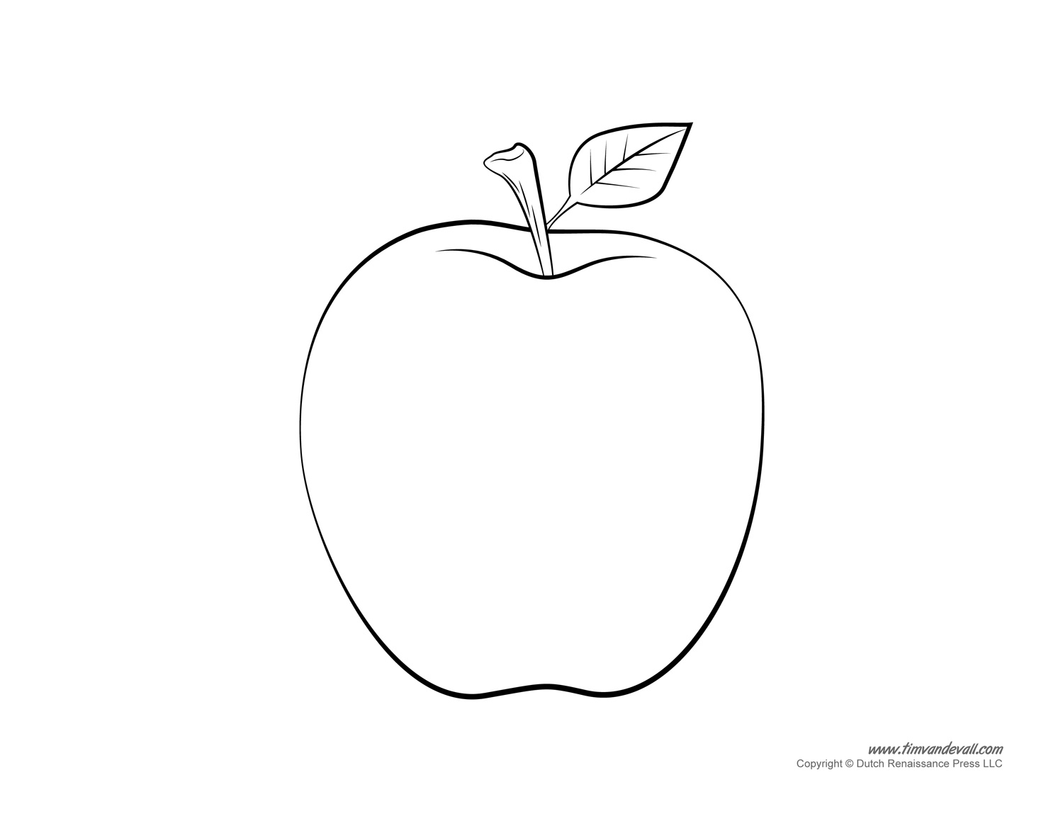 free printable apple template