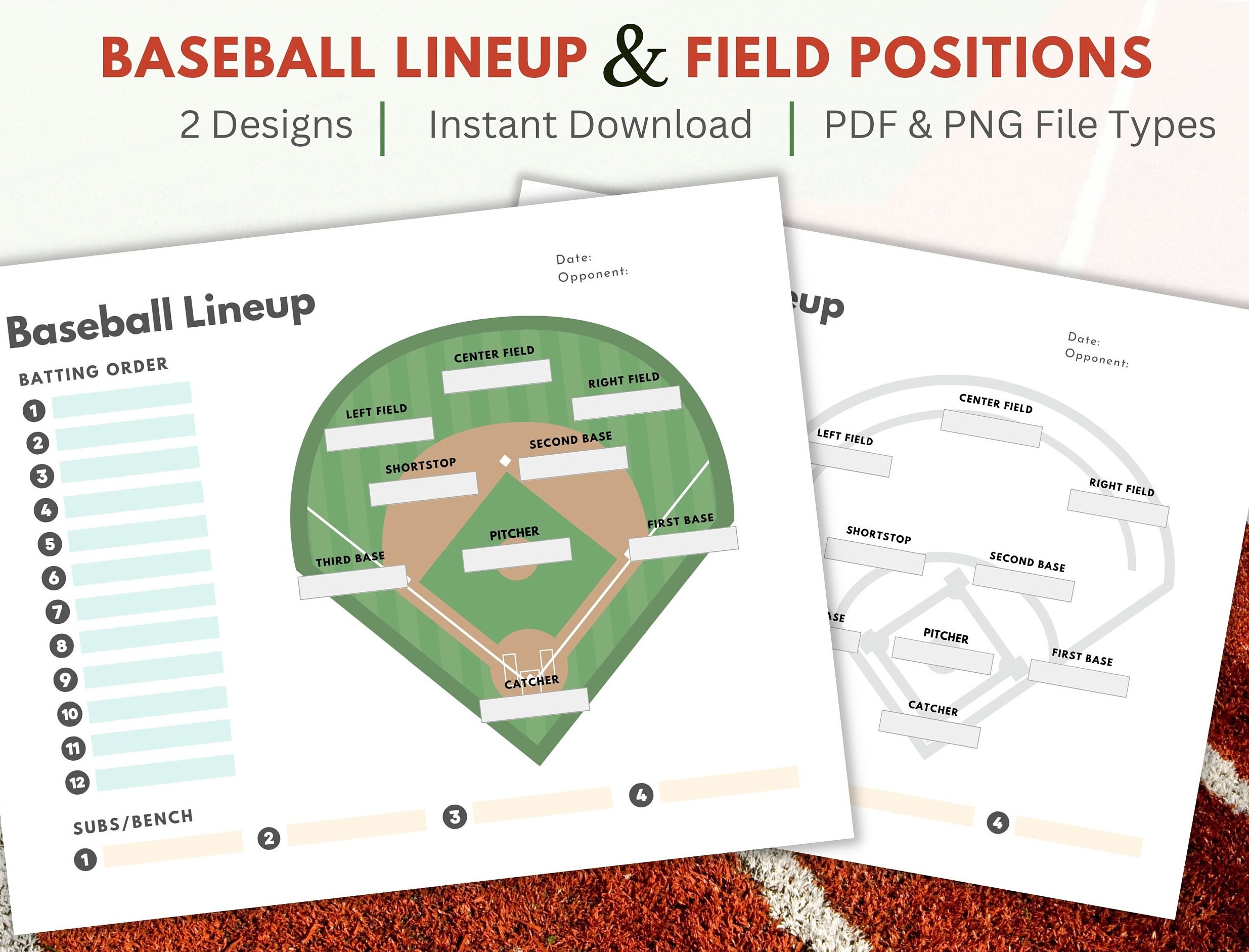 printable baseball diamond