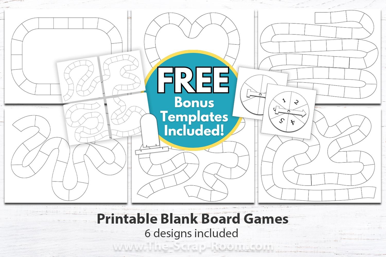 printable board game template