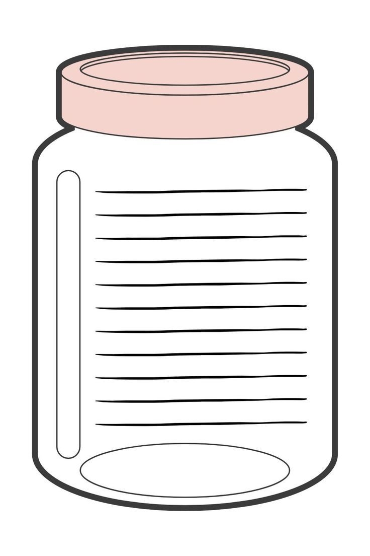 jar template printable
