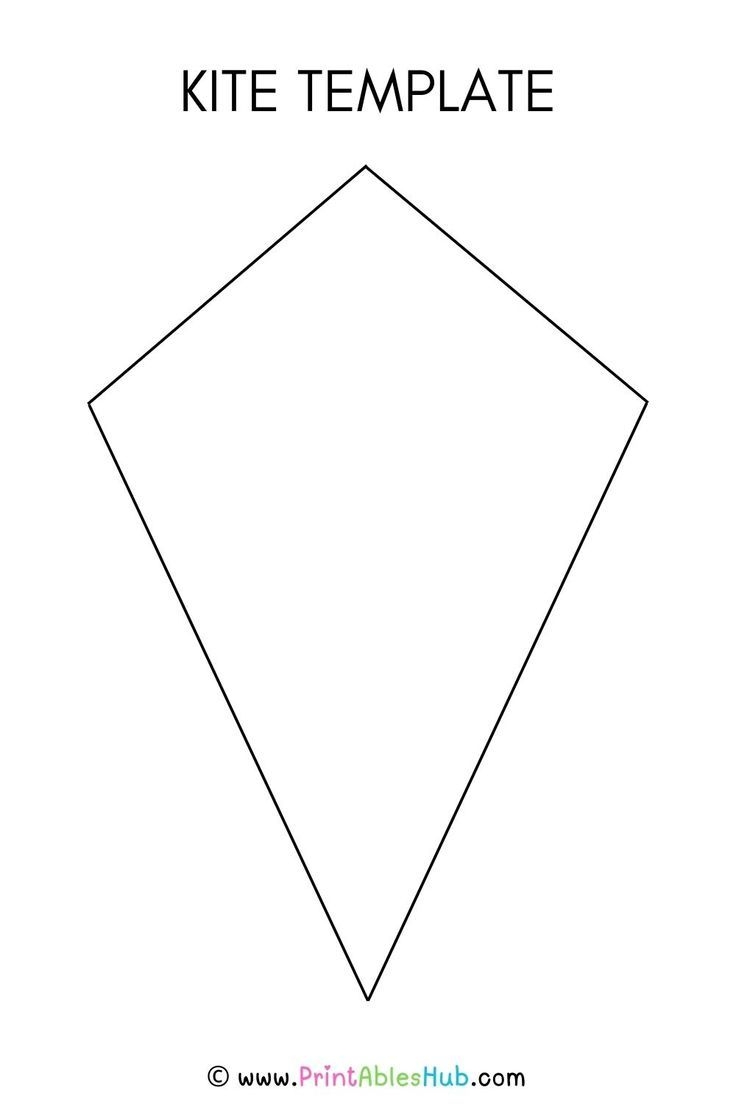 kite template printable