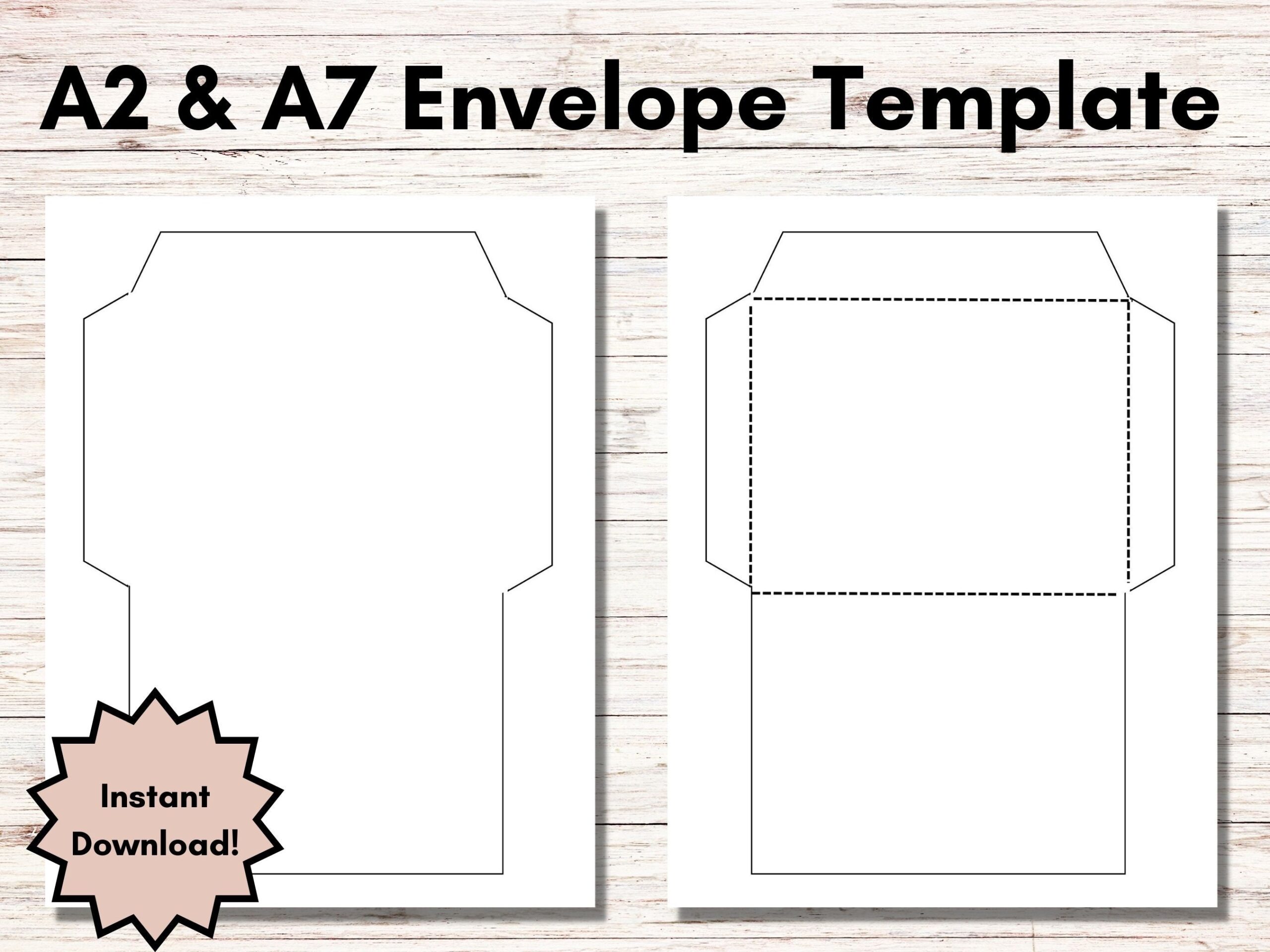 printable envelope template pdf