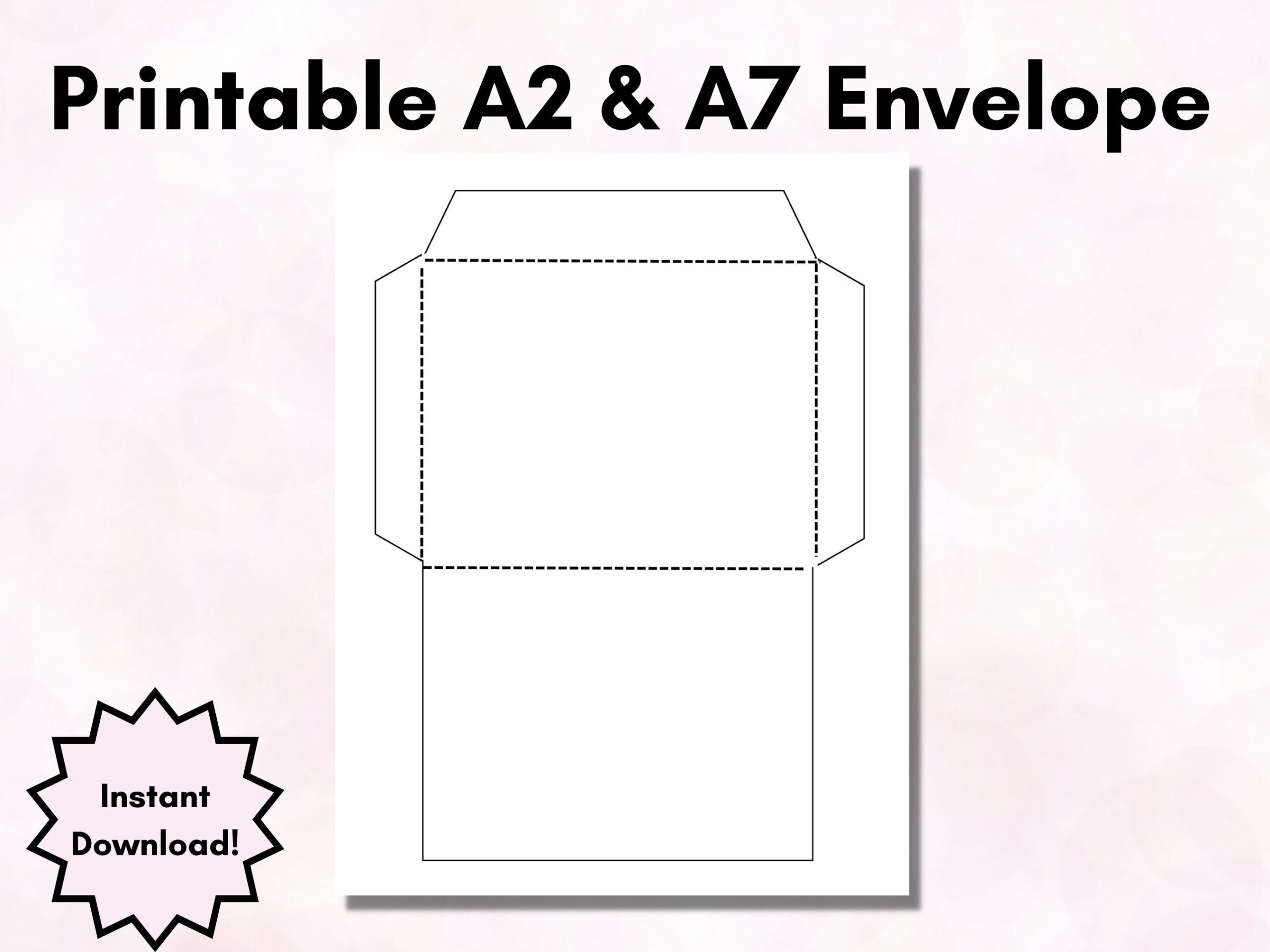 envelope template printable pdf