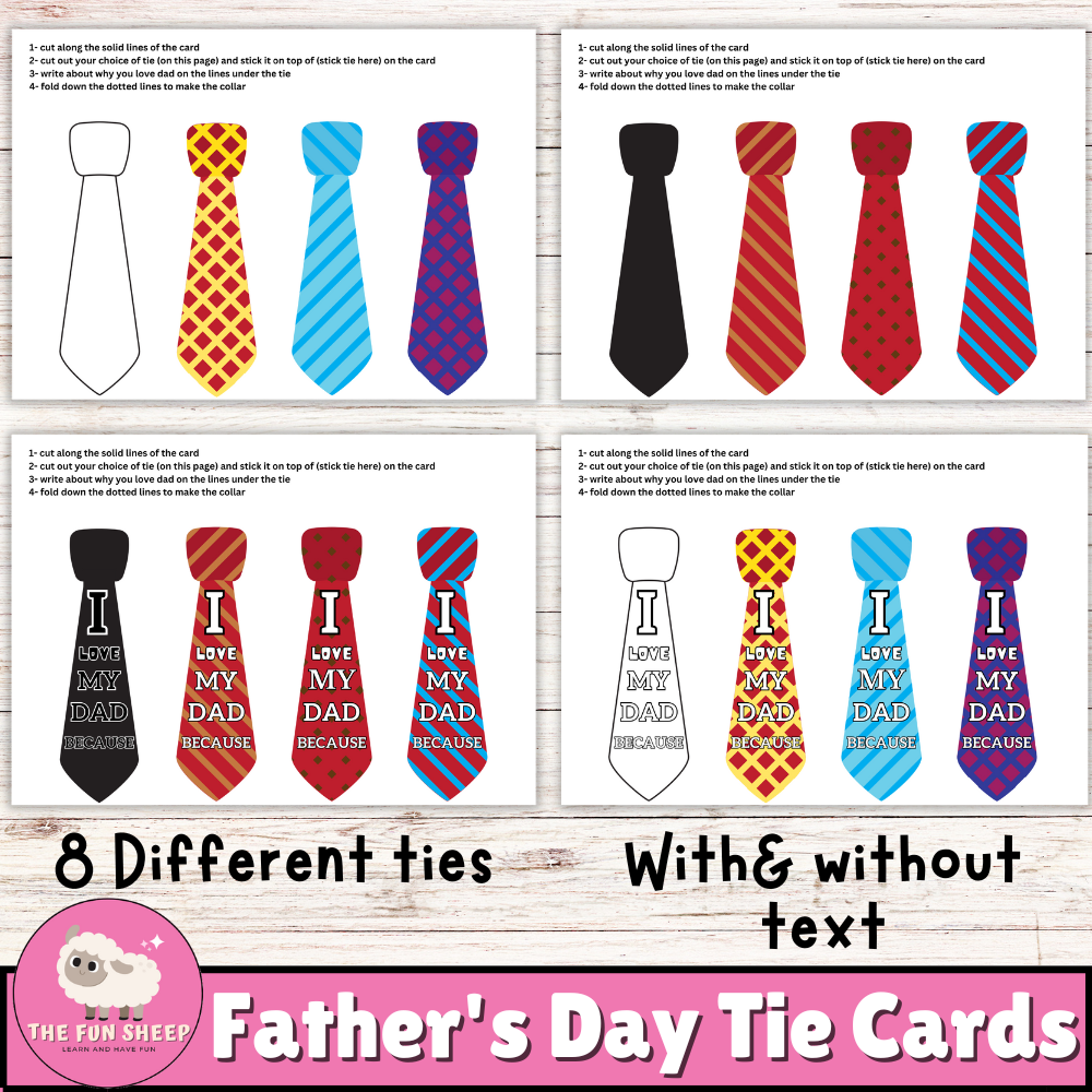 printable cut out tie template