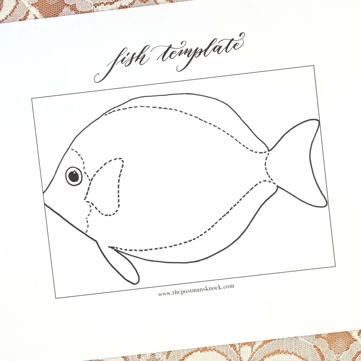 fish outline printable fish outline printable