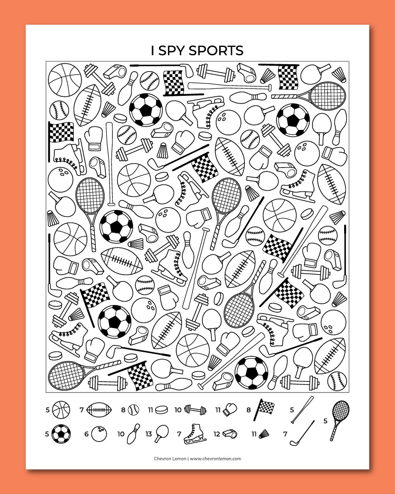 i spy printable