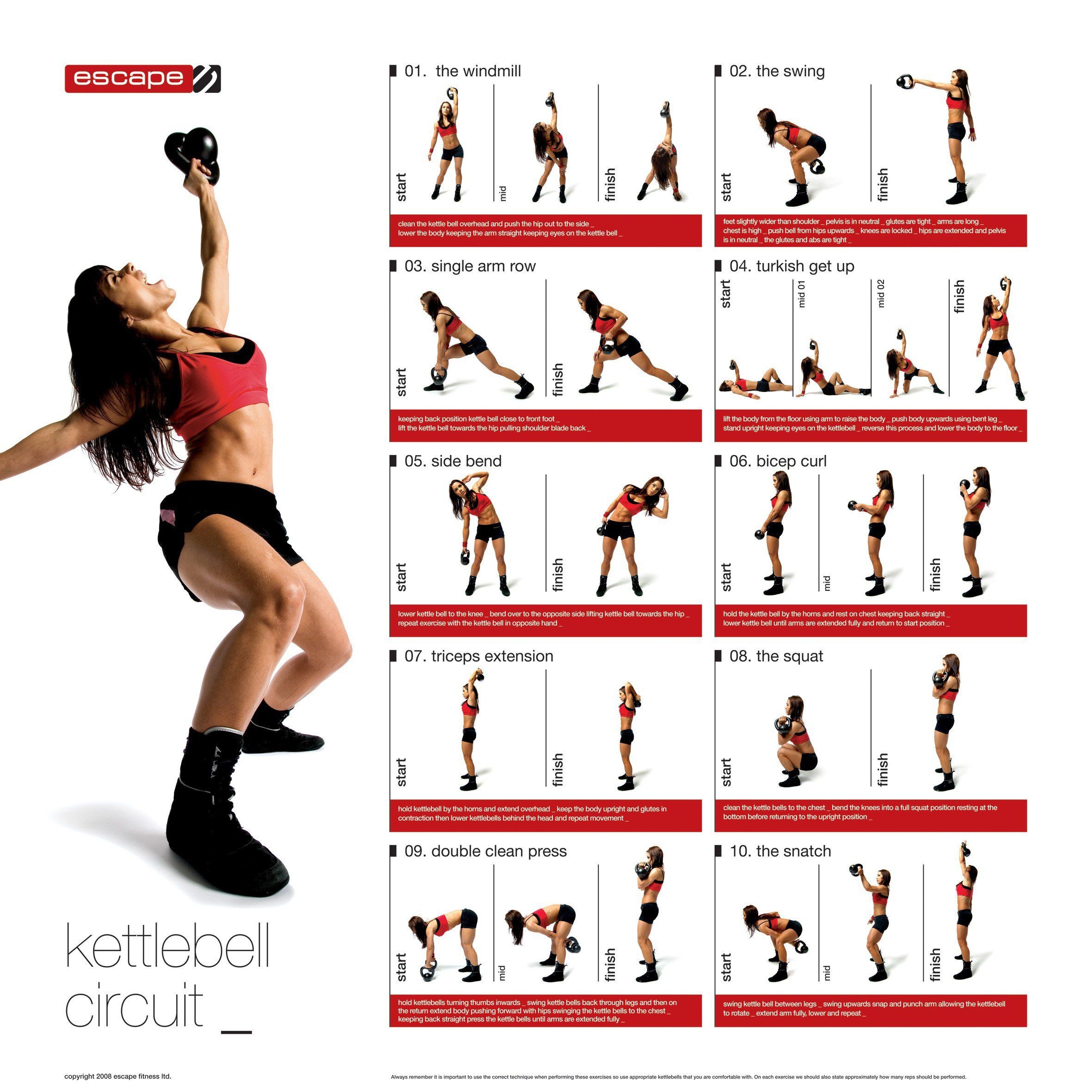 Printable Kb Workout Plan Kettlebell Workouts Chart Free Chart Printable Kettlebell