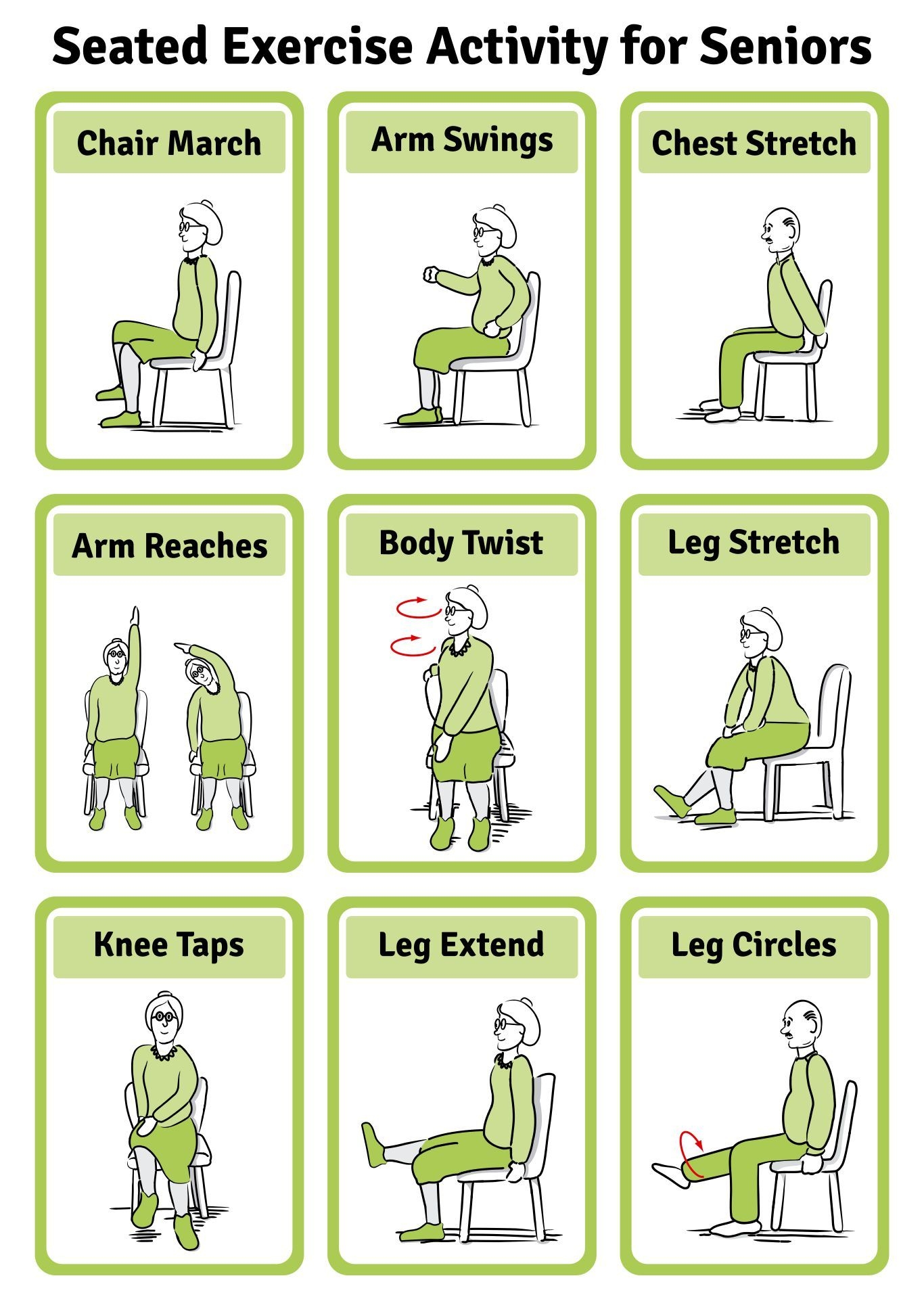 printable chair exercises for seniors pdf