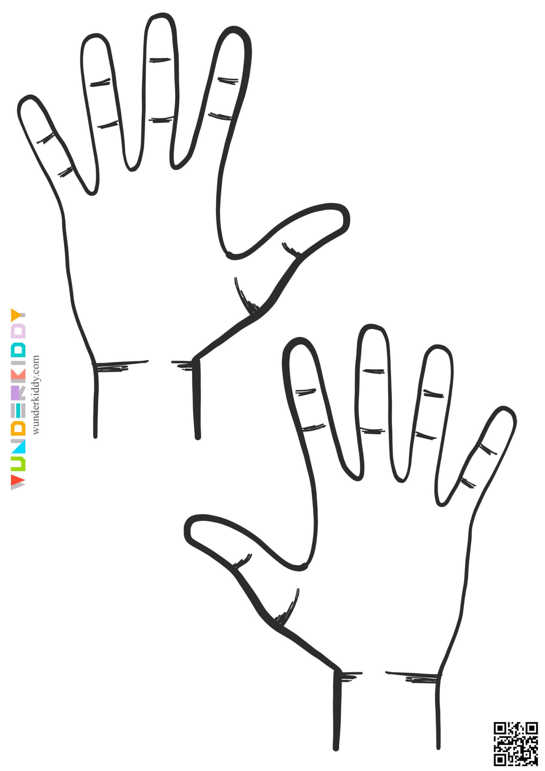 hand template printable pdf