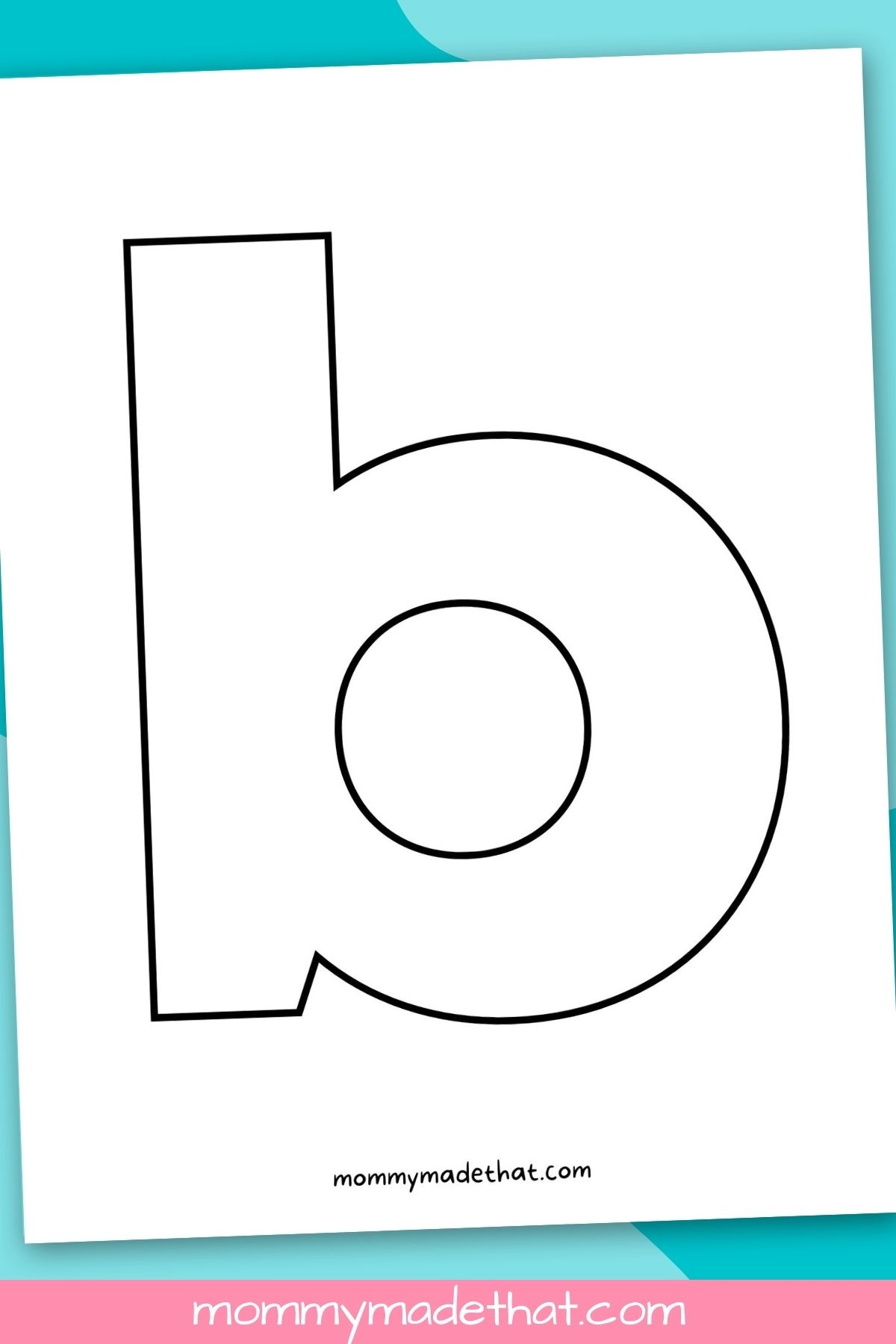 letter b printable