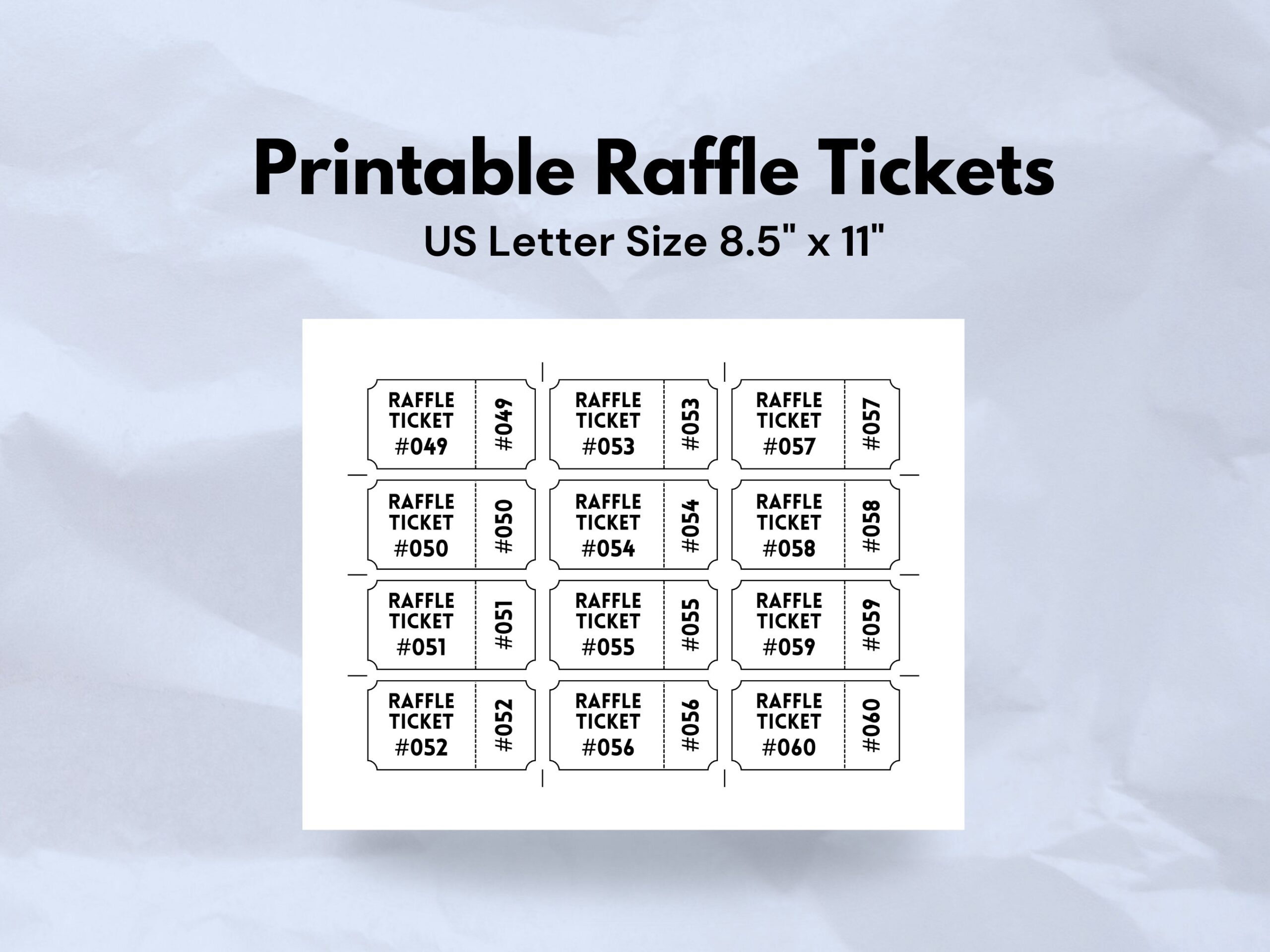 printable numbered raffle tickets pdf
