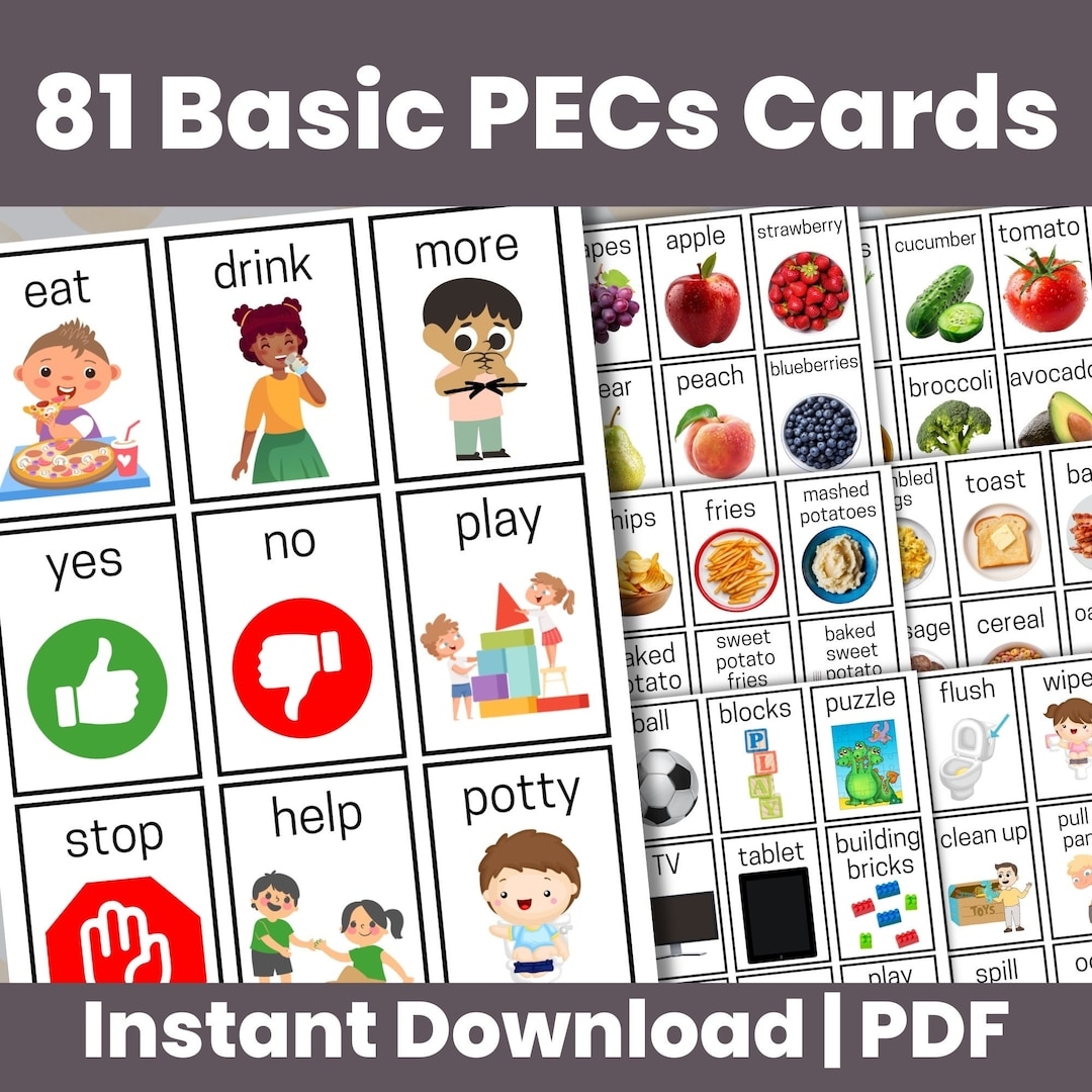 free pecs printables pdf