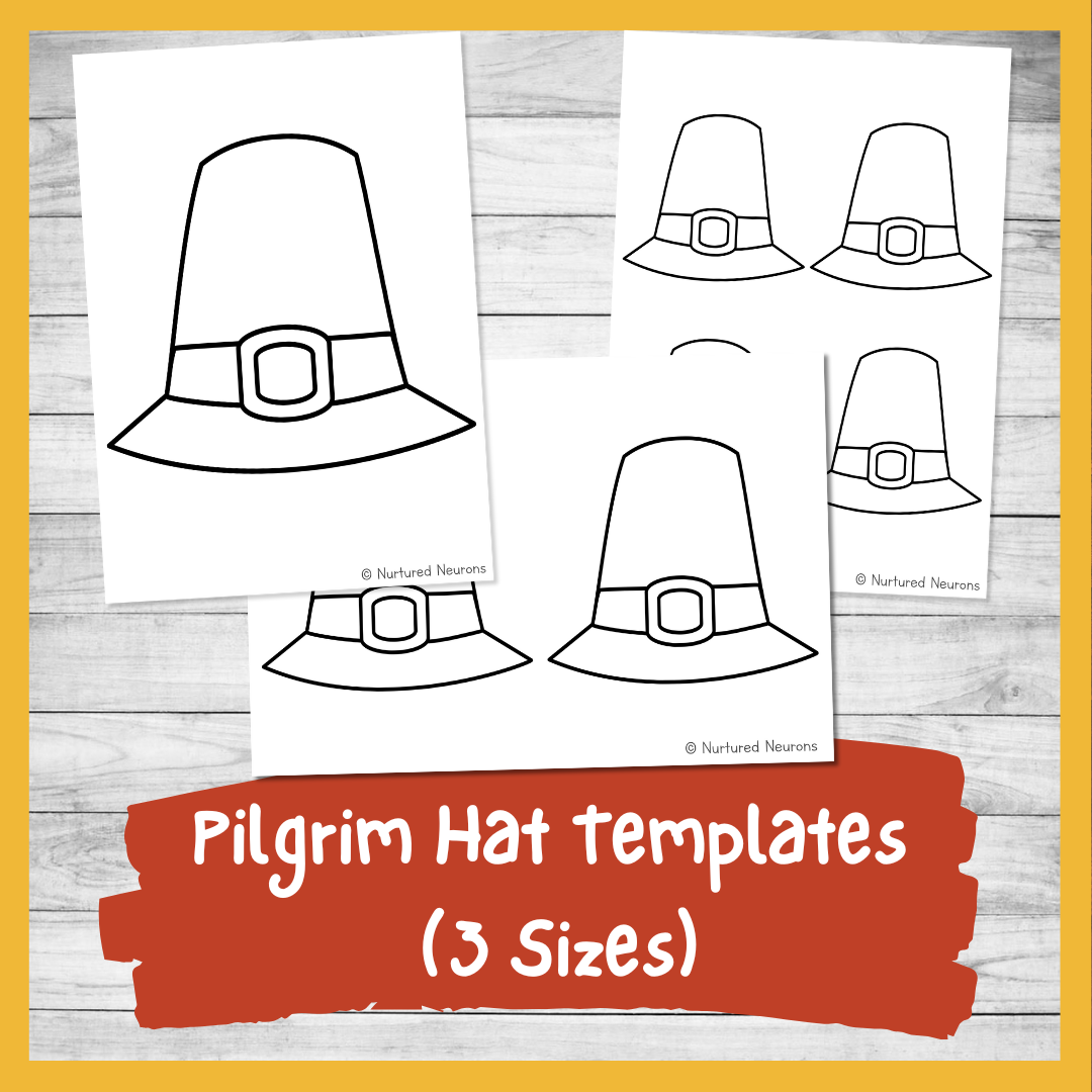 pilgrim hat template printable