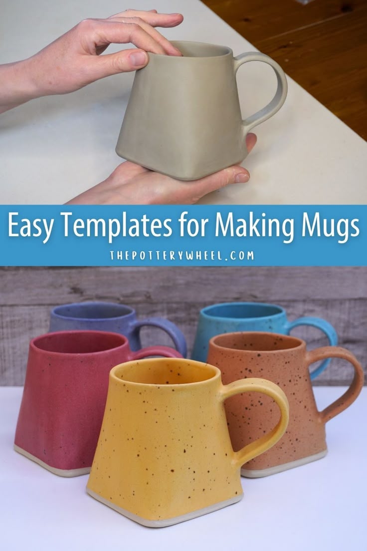 printable slab pottery templates