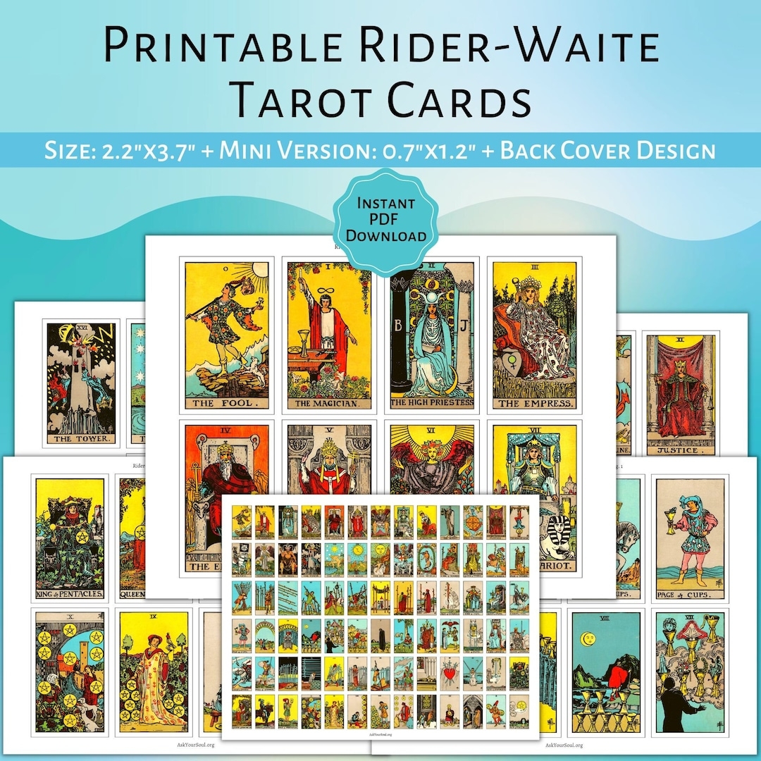 printable tarot cards