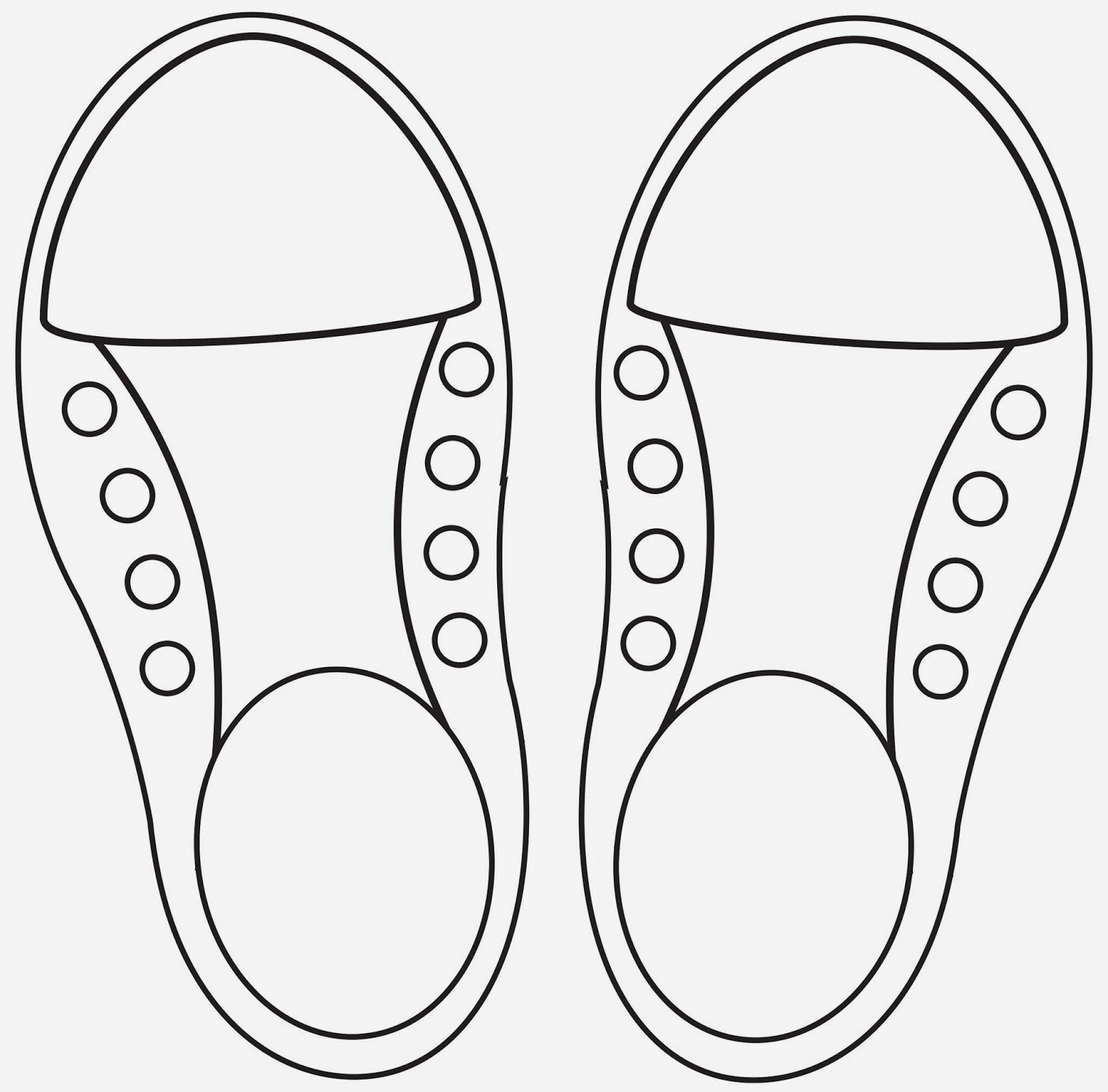 Printable Shoe Template Learning How To Tie Shoes Printable Shoe How Long Does It Take To