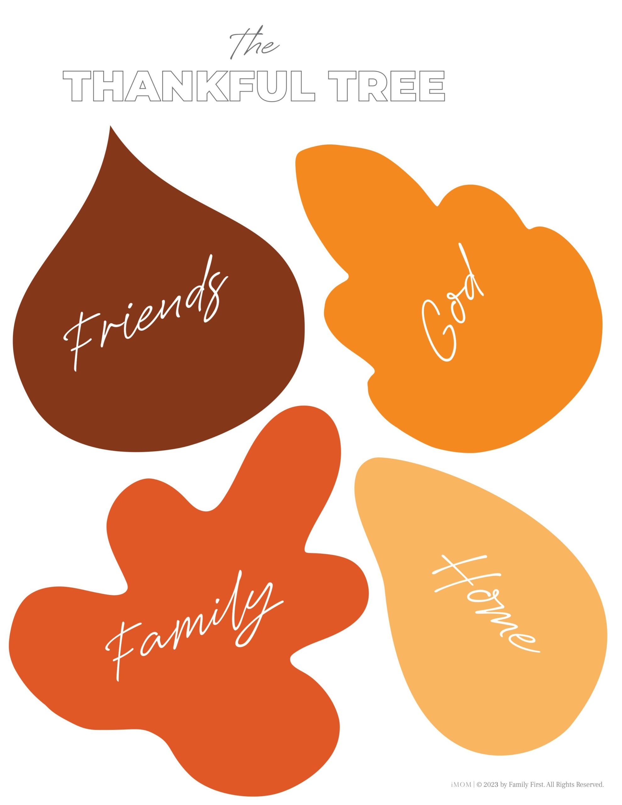 thankful leaves free printable pdf