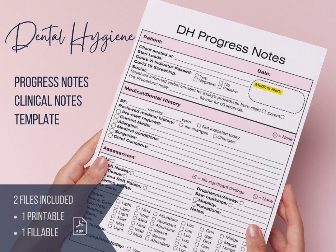 Progress Note Forms Medical Dental Progress Notes Forms Double Sided 28lb Paper 200 Forms For Patient Treatment Documentation Dental Clinical Notes Template Pdf
