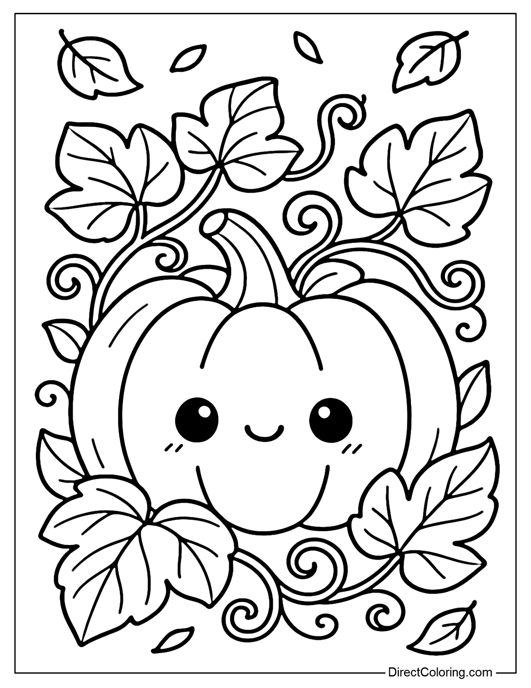 free pumpkin coloring pages