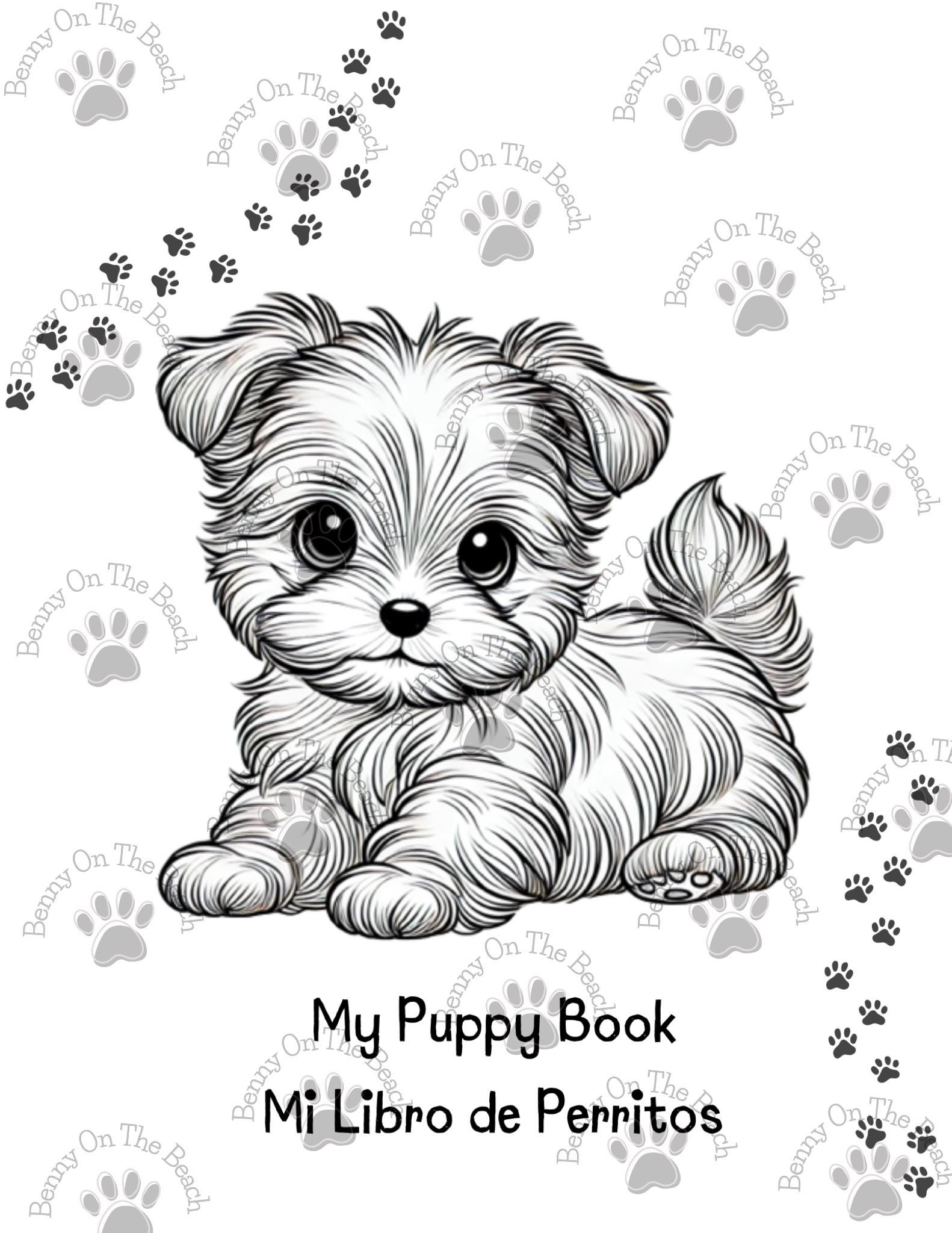 coloring pages cute puppy
