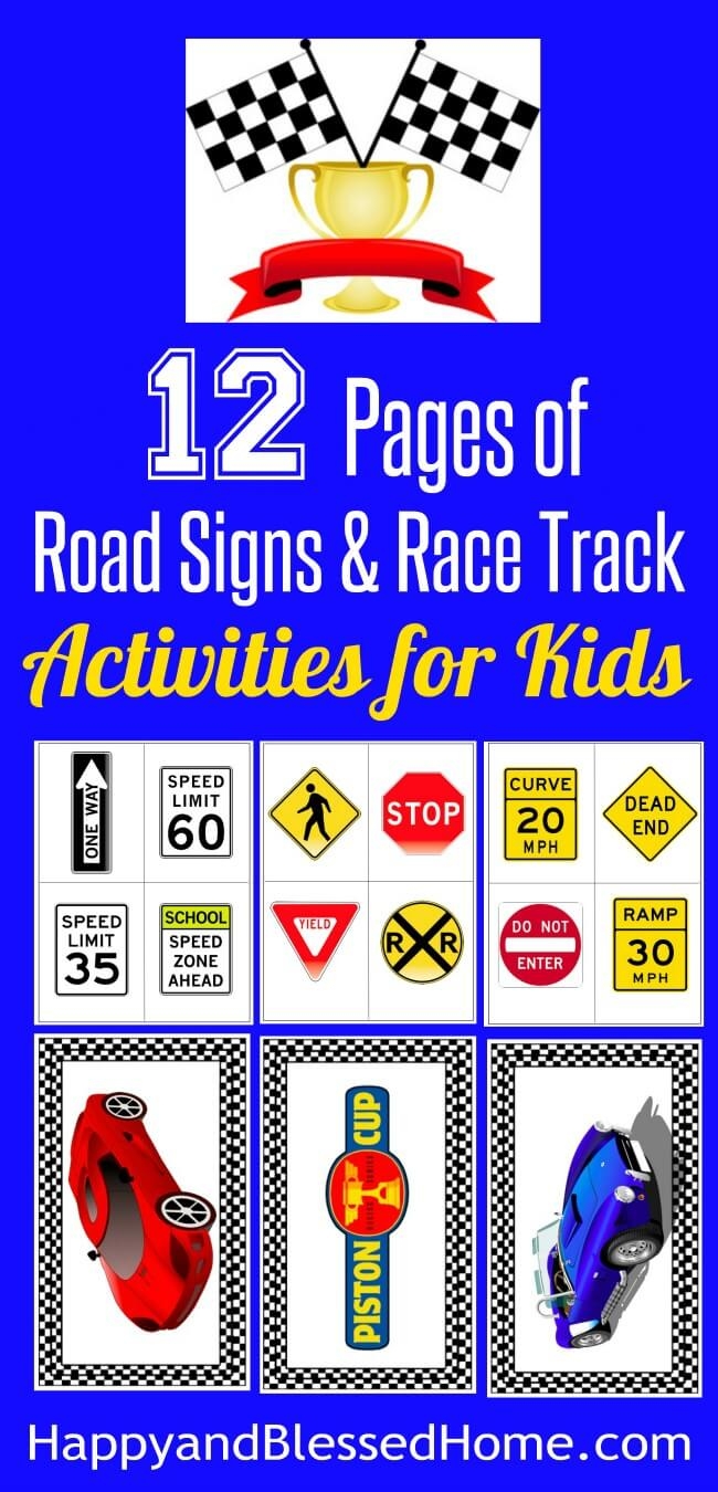 printable race track pdf