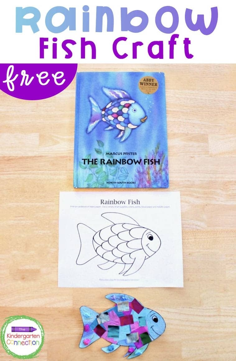 rainbow fish template printable